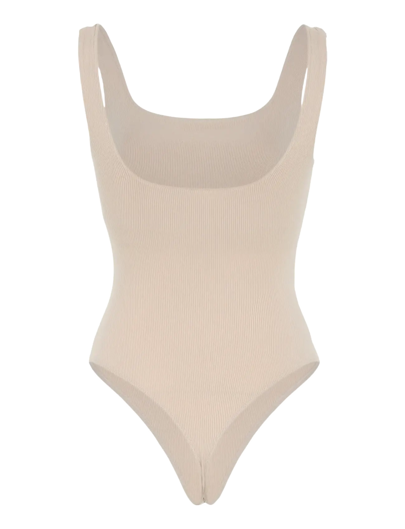 Girlfriend Collective - Square Neck Bodysuit, Thong - laveste priser - cream - 1