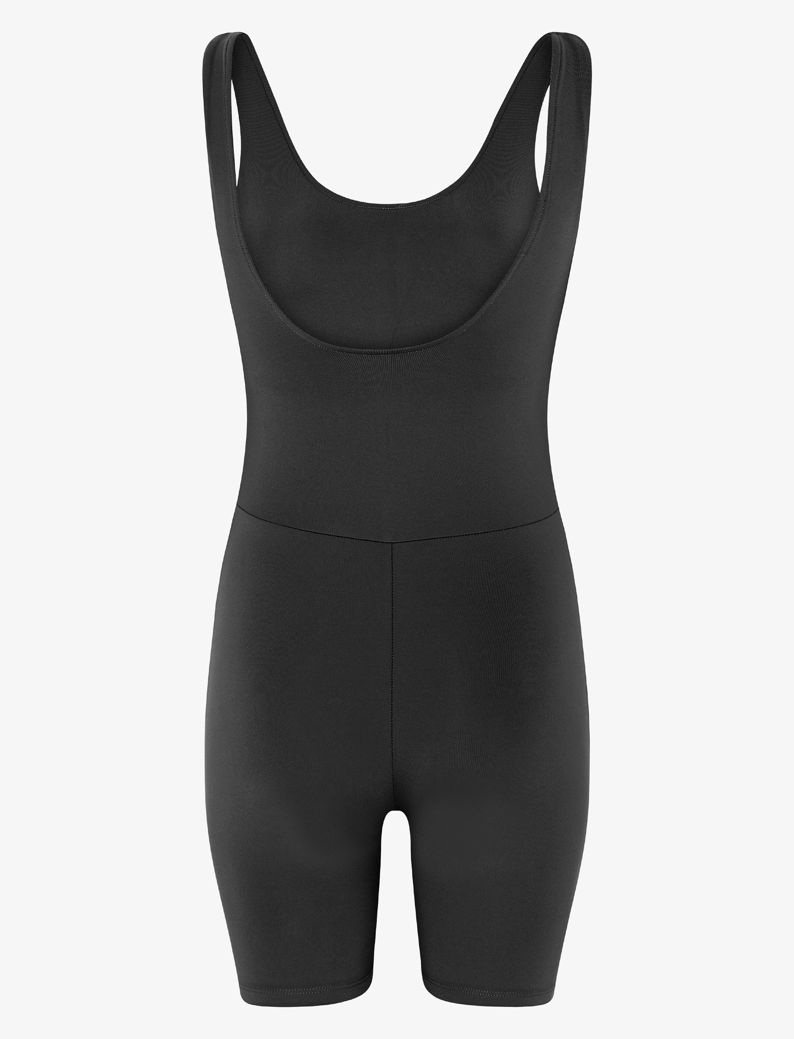 Girlfriend Collective Bike Unitard, Scoop Neck - View all - BLACK / black