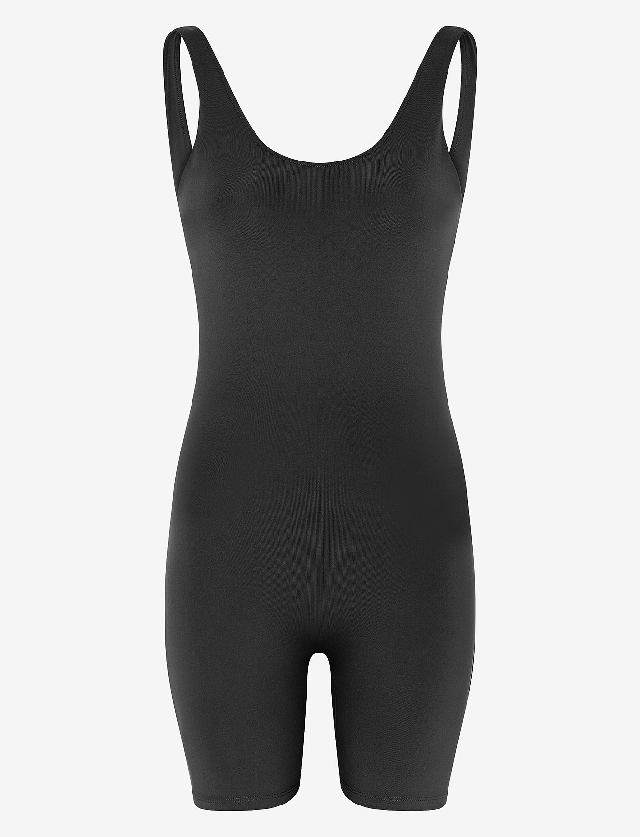 Girlfriend Collective - Bike Unitard, Scoop - jumpsuits & bodies - black - 1