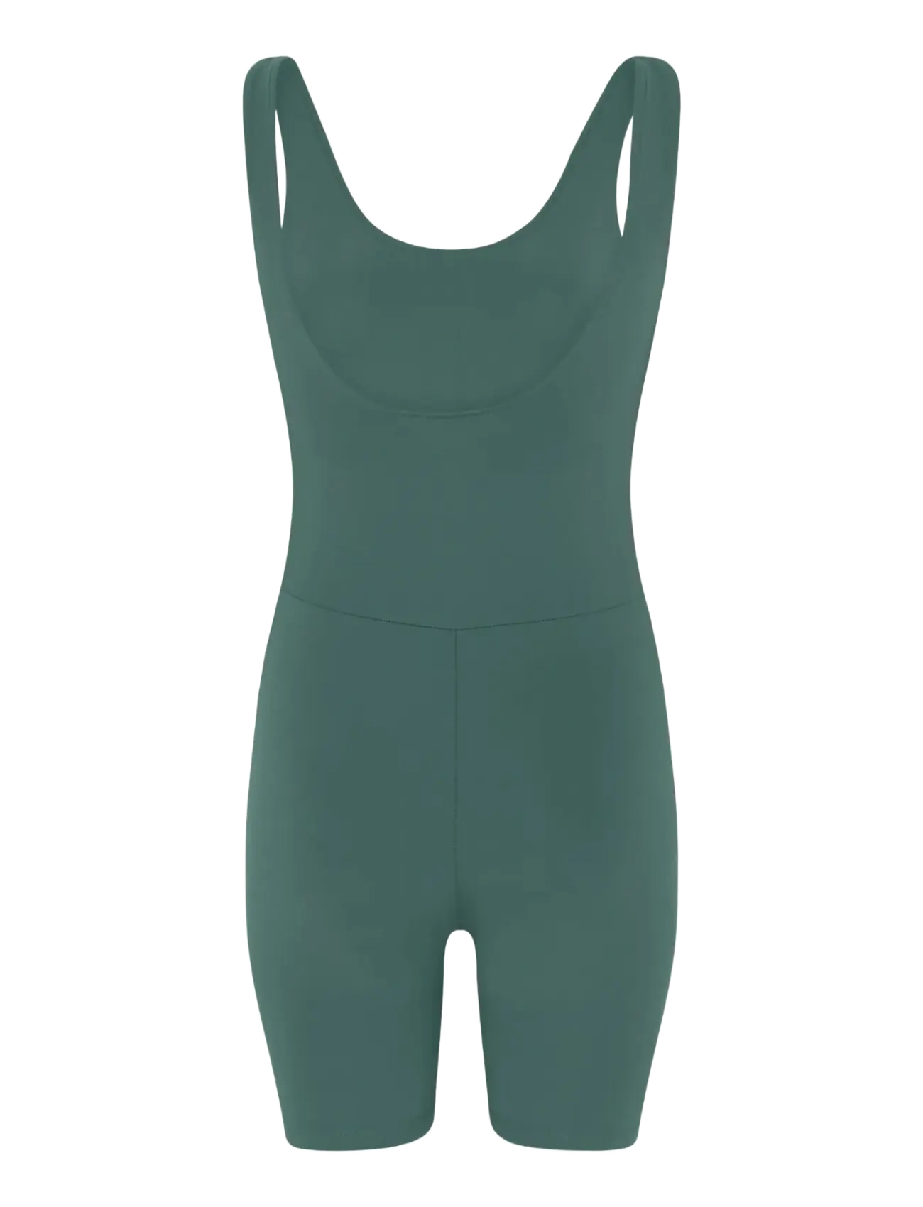 Girlfriend Collective - Bike Unitard, Scoop Neck - sportstoppe - moss - 2