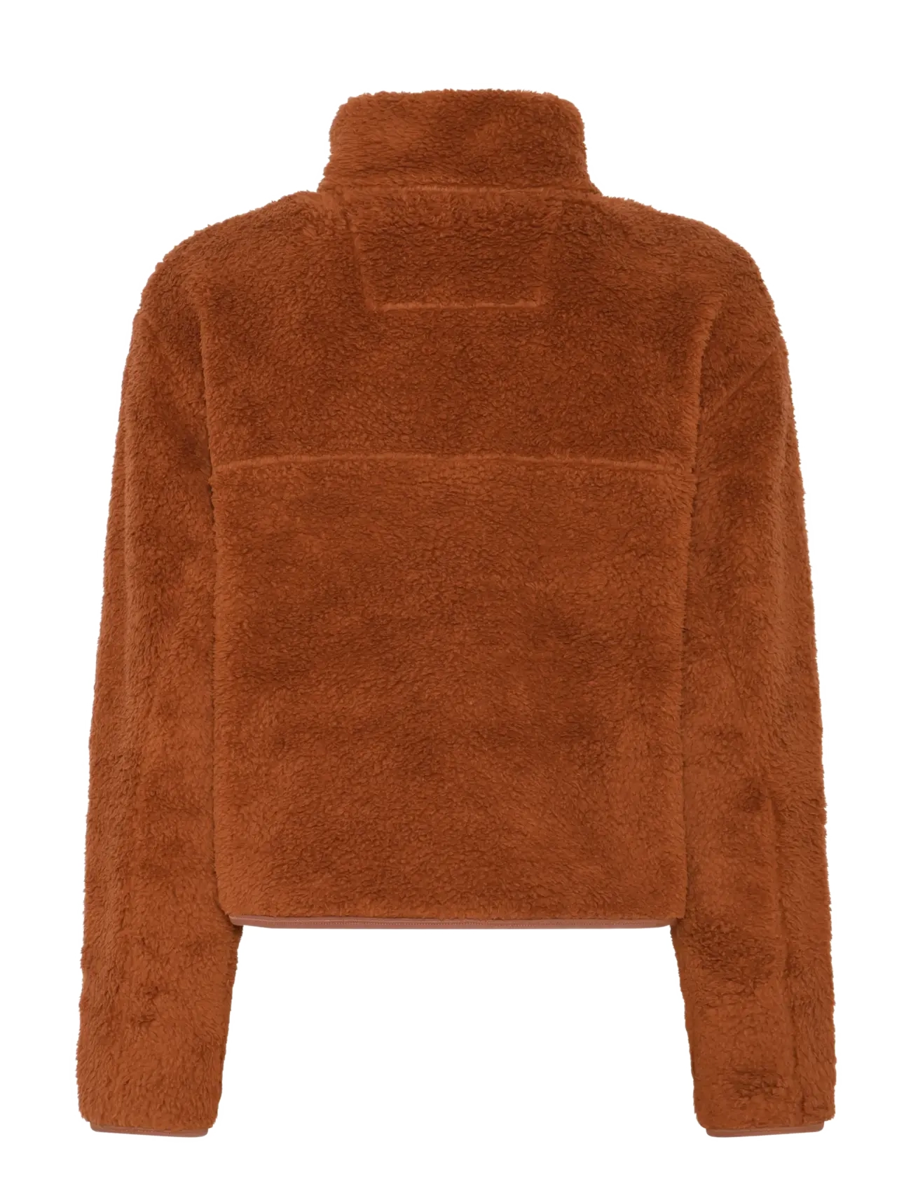 Girlfriend Collective - Recycled Fleece Jacket, Half Zip - mocha bisque - 1