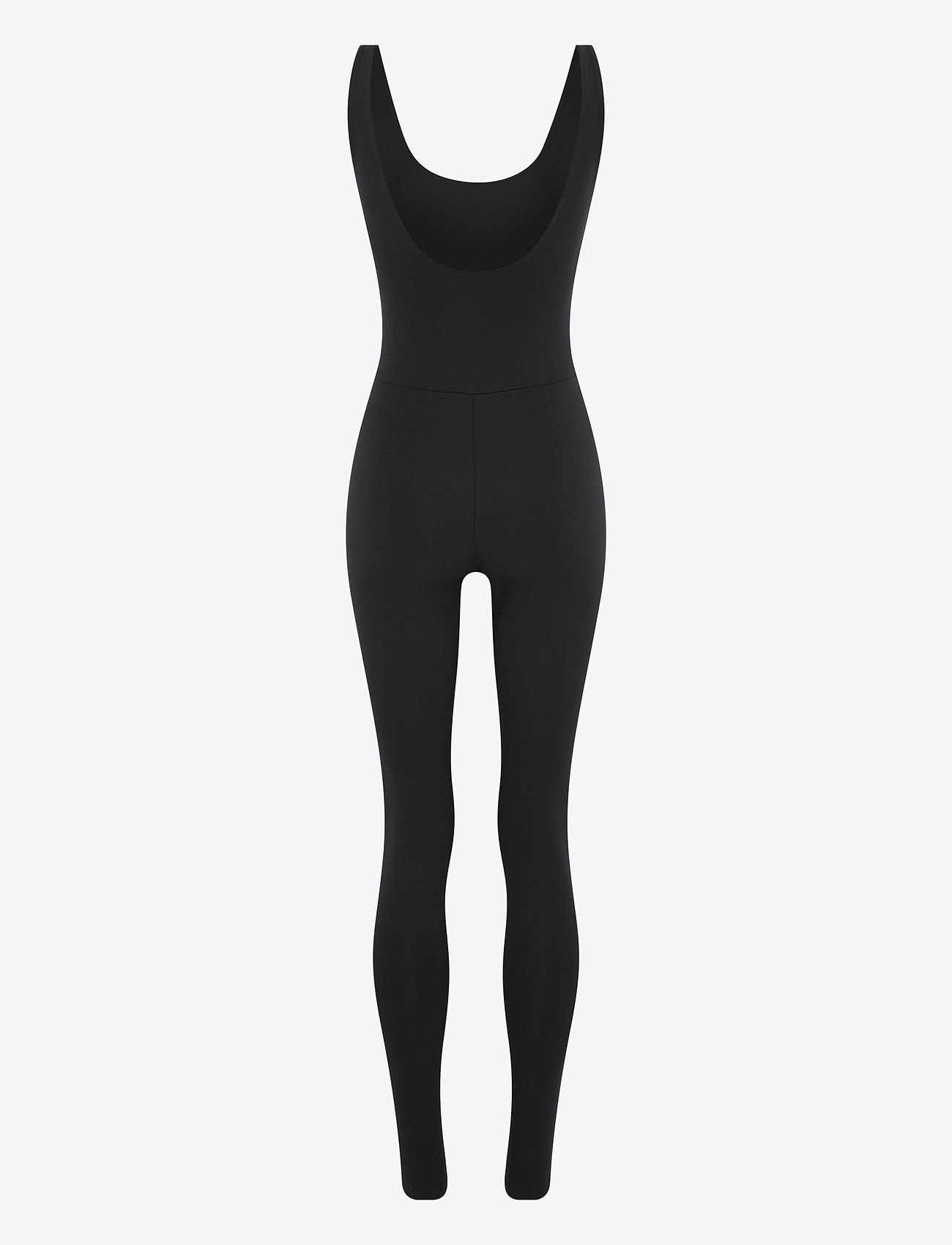 Girlfriend Collective - Scoop Back Unitard, Long - jumpsuits & bodies - black - 2