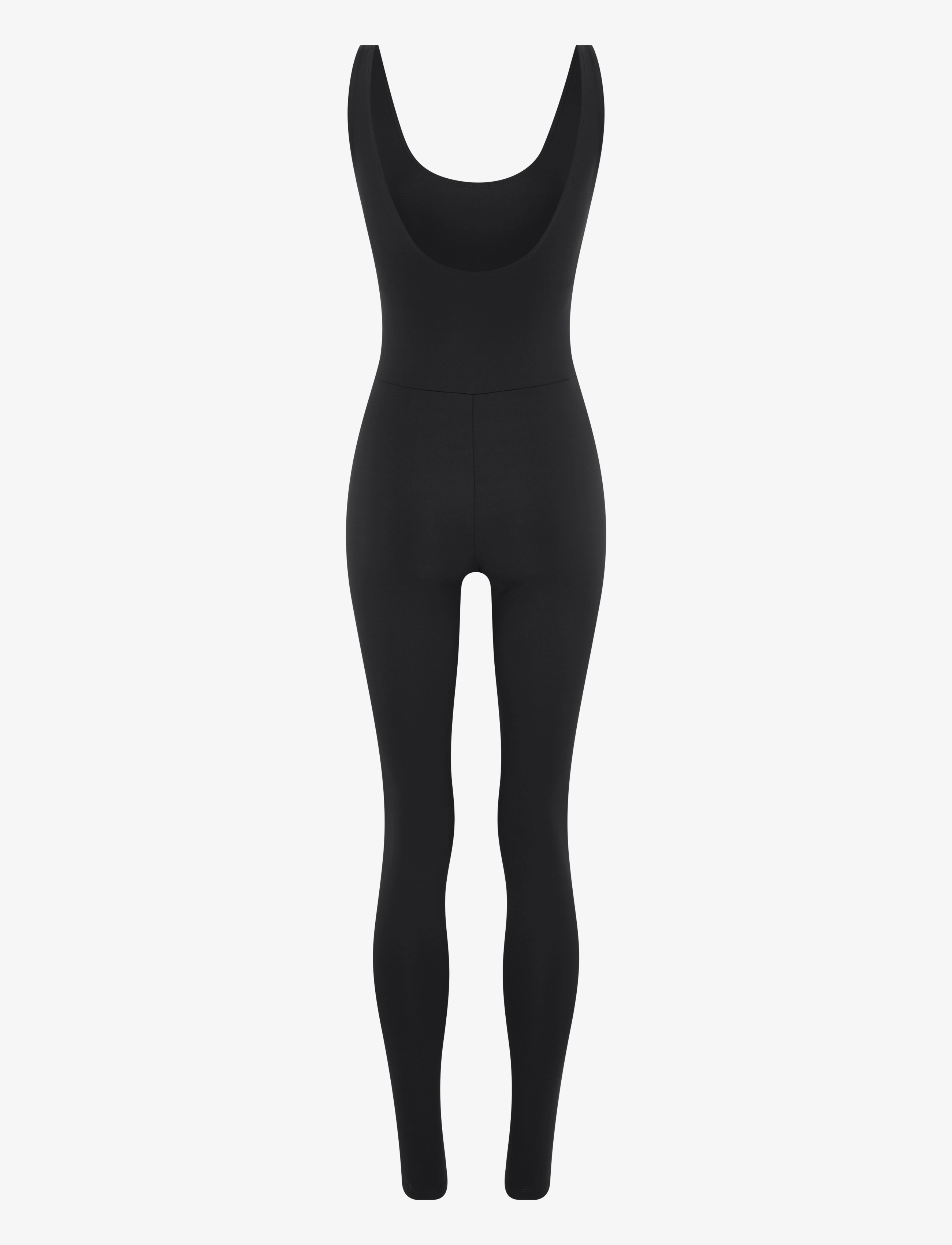 Girlfriend Collective - Scoop Back Unitard, Long - kombinezoni un bodiji - black - 2