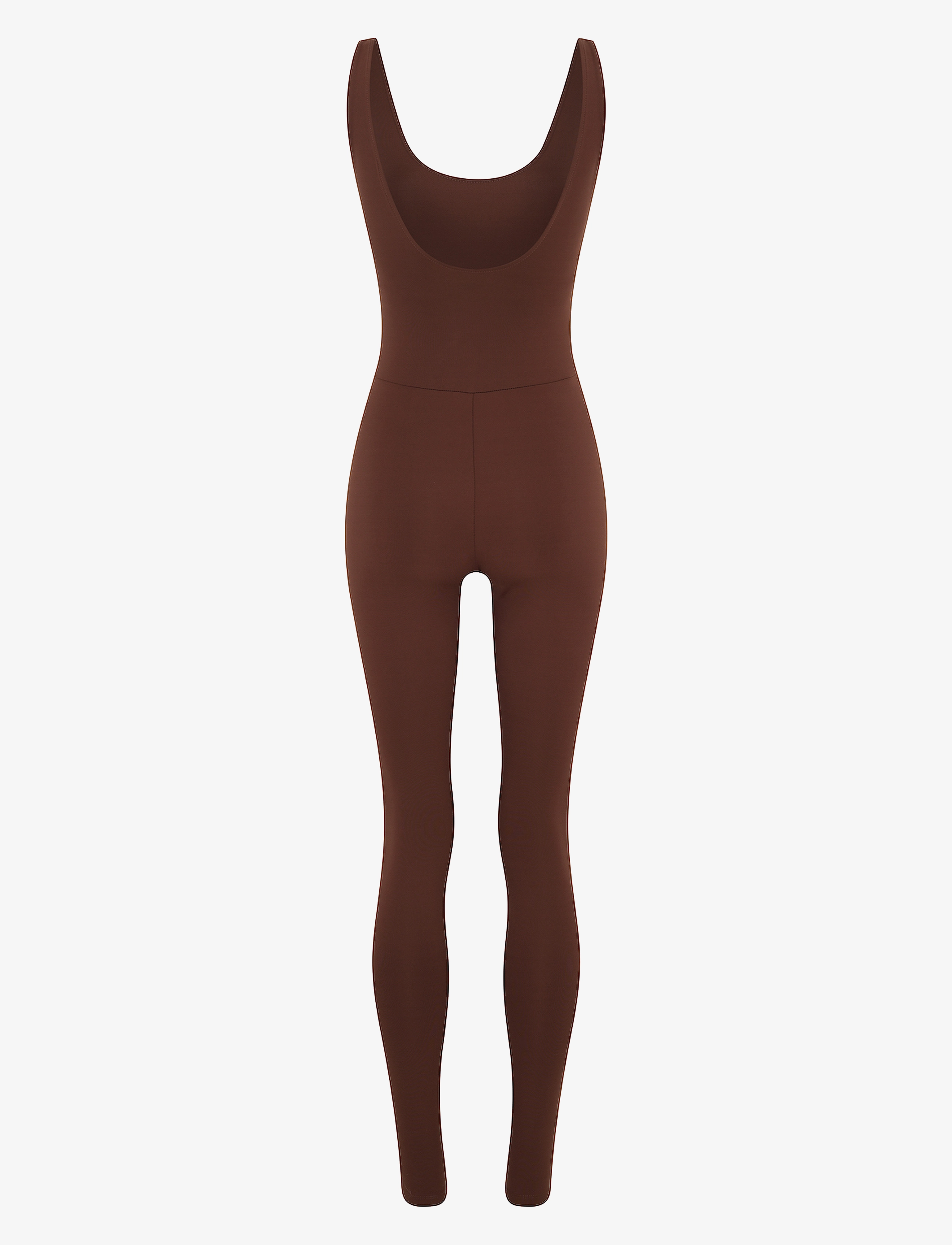 Girlfriend Collective - Scoop Back Unitard, Long - sportstoppe - earth - 2