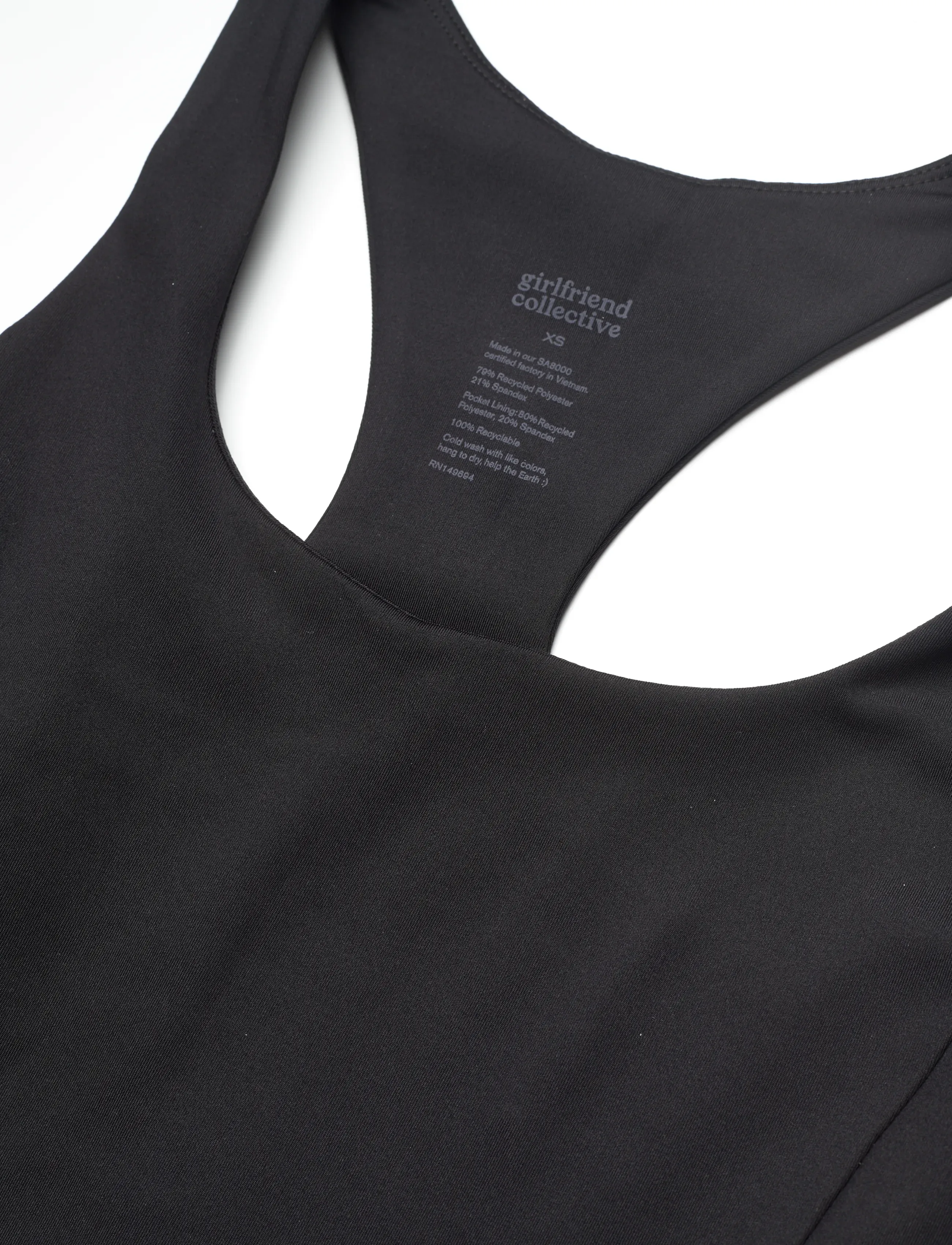 Girlfriend Collective - Paloma Dress - sportskjoler - black - 2