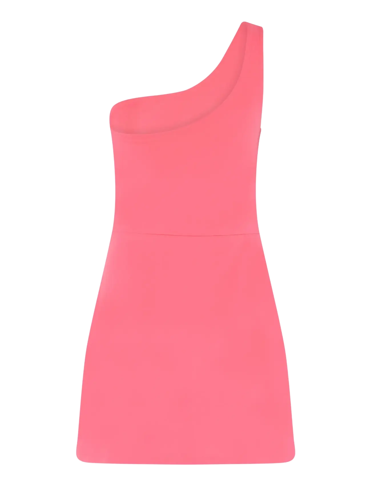 Girlfriend Collective - Bianca Dress, One Shoulder - sportskjoler - camellia - 2