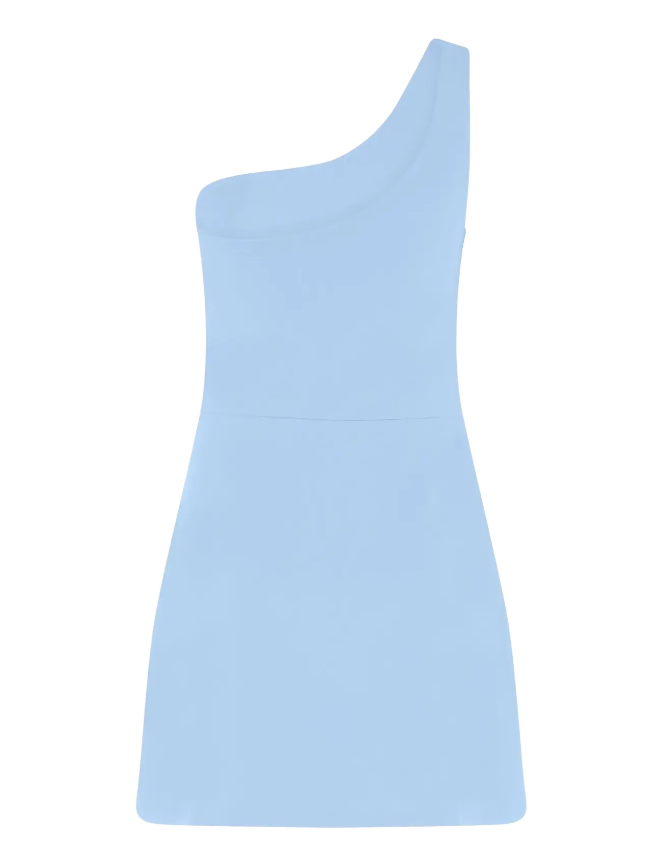 Girlfriend Collective - Bianca Dress, One Shoulder - sportskjoler - cerulean - 2