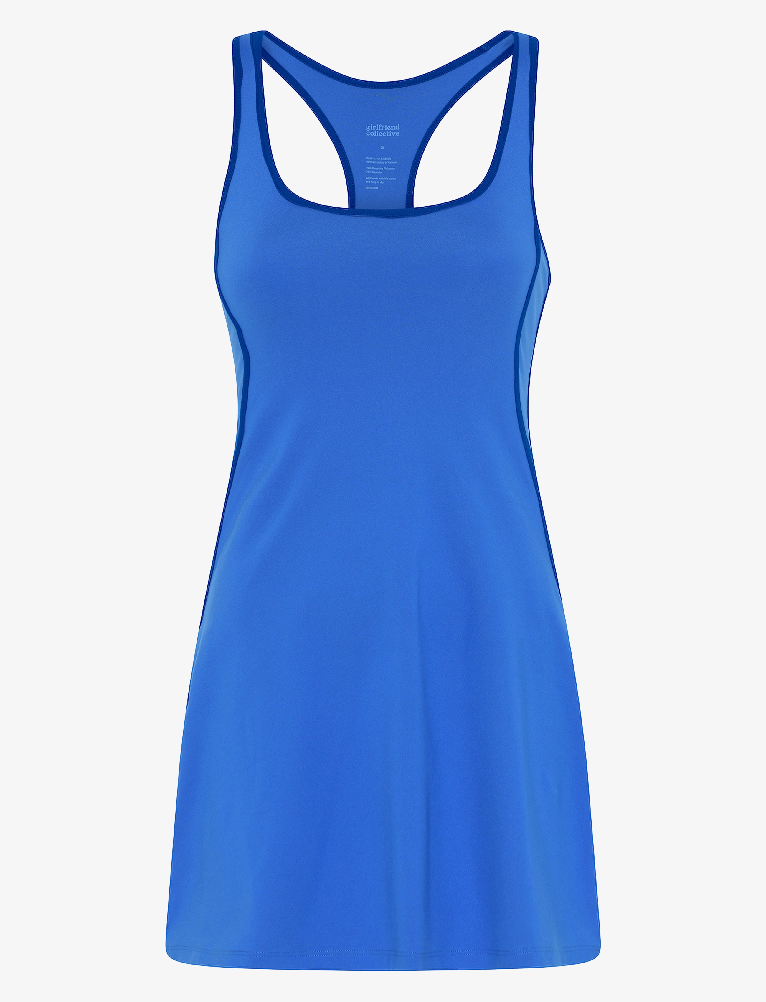 Girlfriend Collective Tipped Paloma Dress - Mailapelit - NAUTICAL BLUE / blue