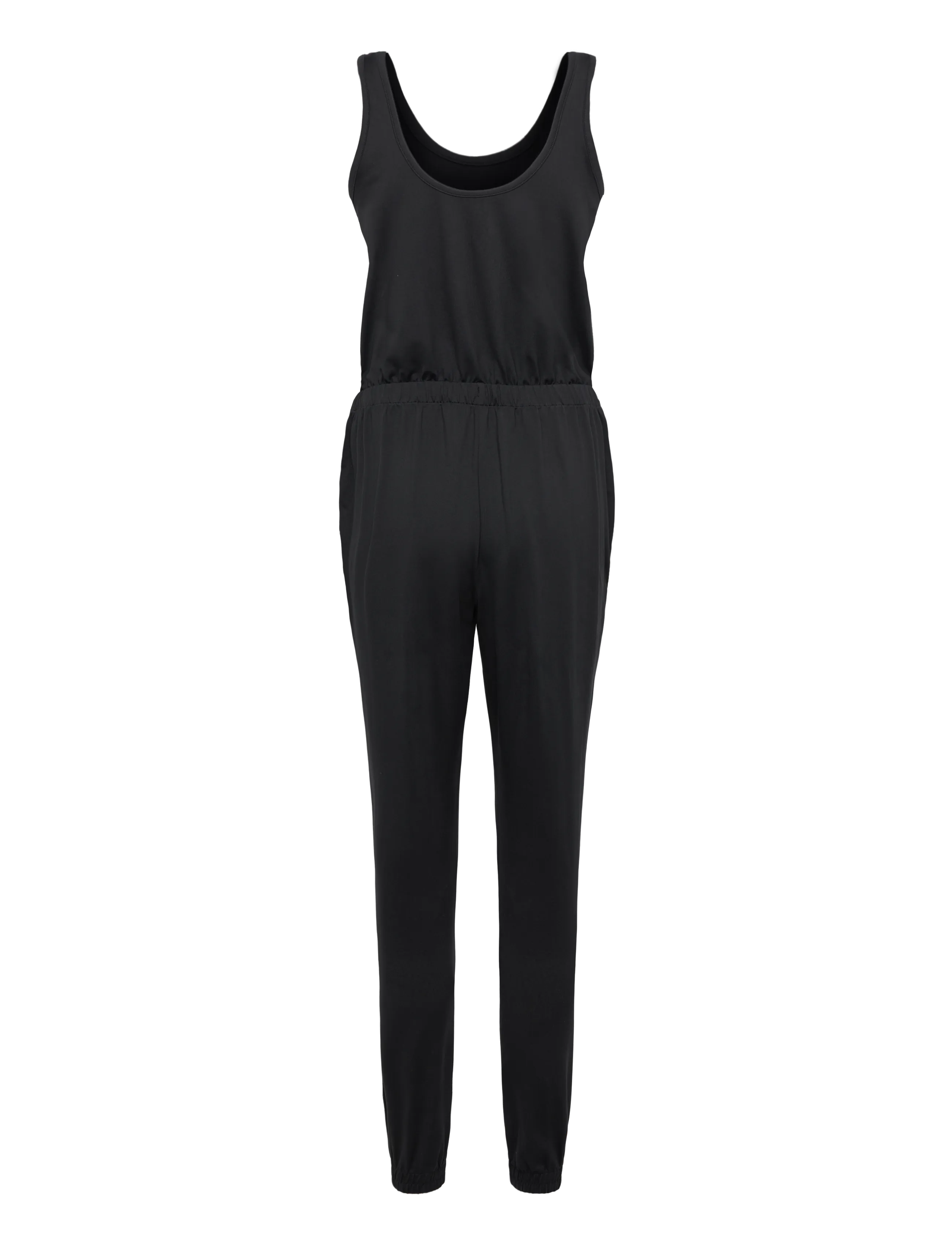 Girlfriend Collective - Reset Scoop Jumpsuit, One Piece - sportstoppe - black - 1
