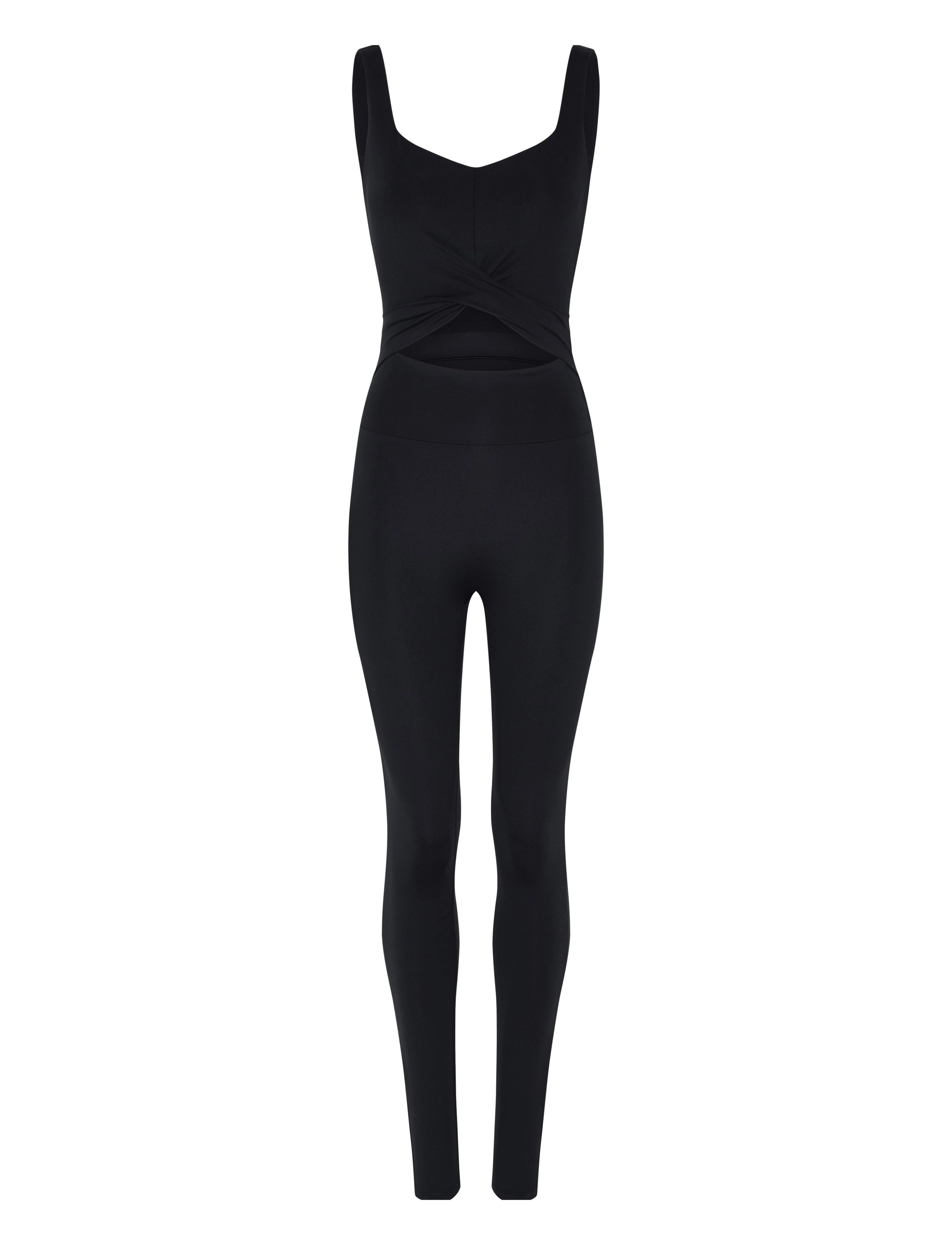 Girlfriend Collective Twist Unitard - Girlfriend Collective - BLACK / black