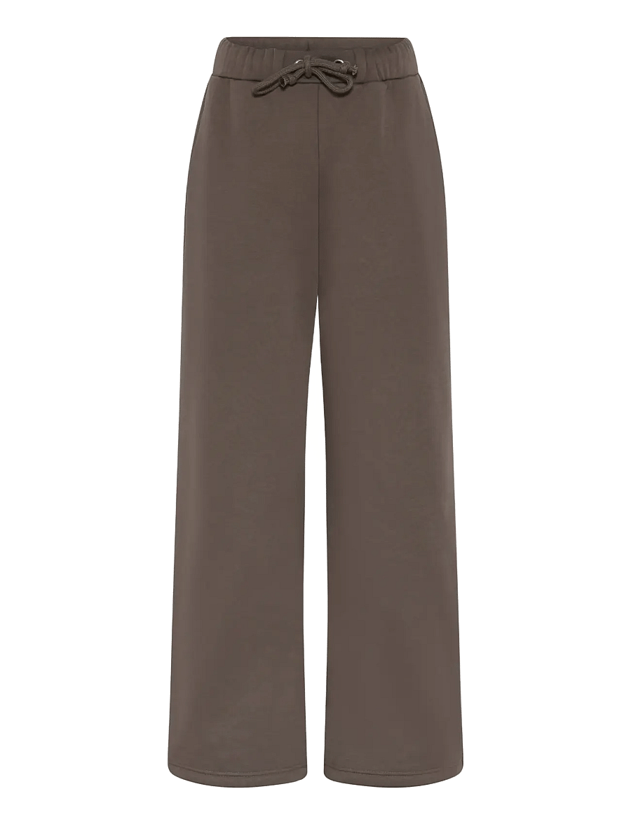 Girlfriend Collective - Millie Straight Leg Sweatpant - joggingbukser - mink - 1