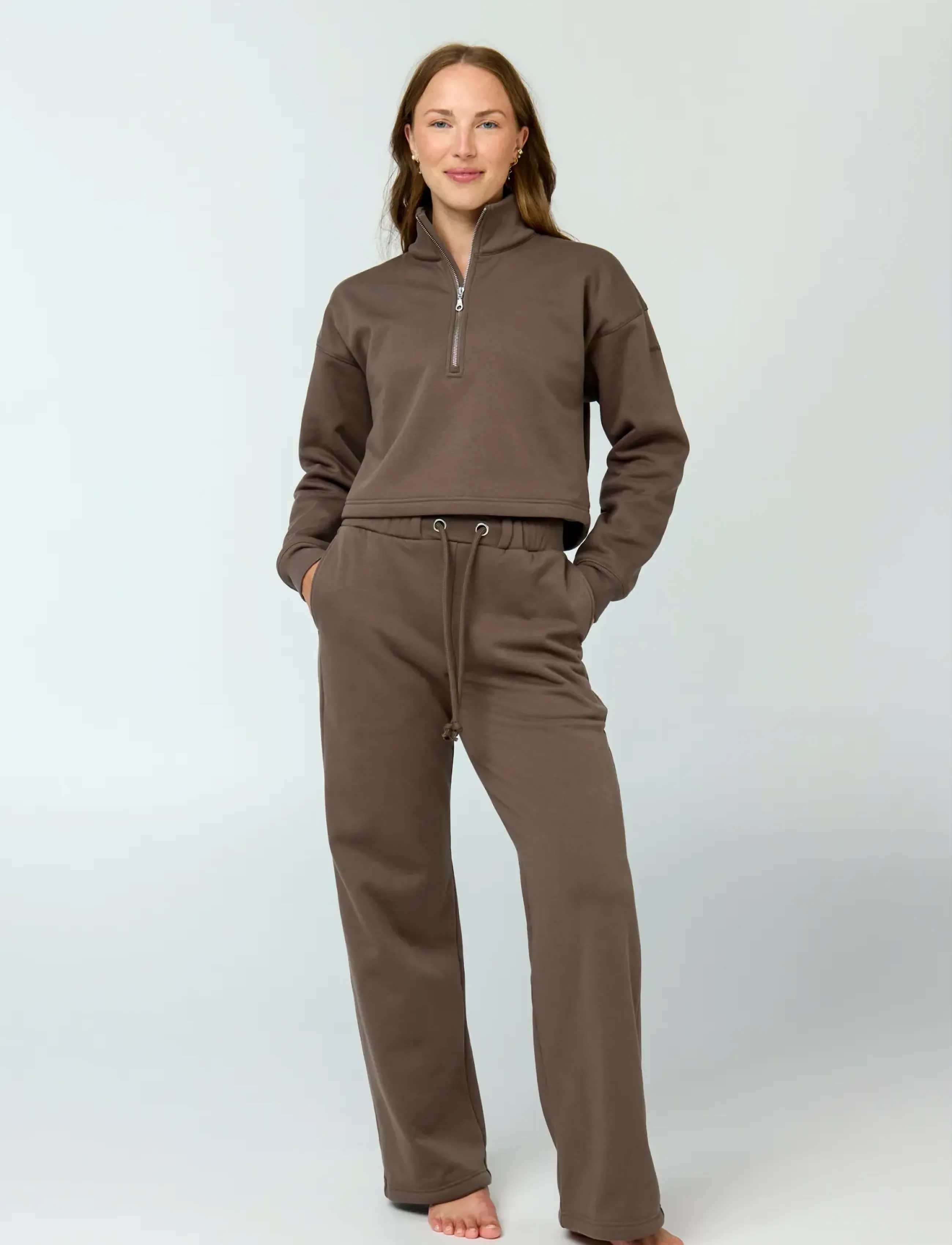 Girlfriend Collective Millie Straight Leg Sweatpant mjukisbyxor dam – bild 5