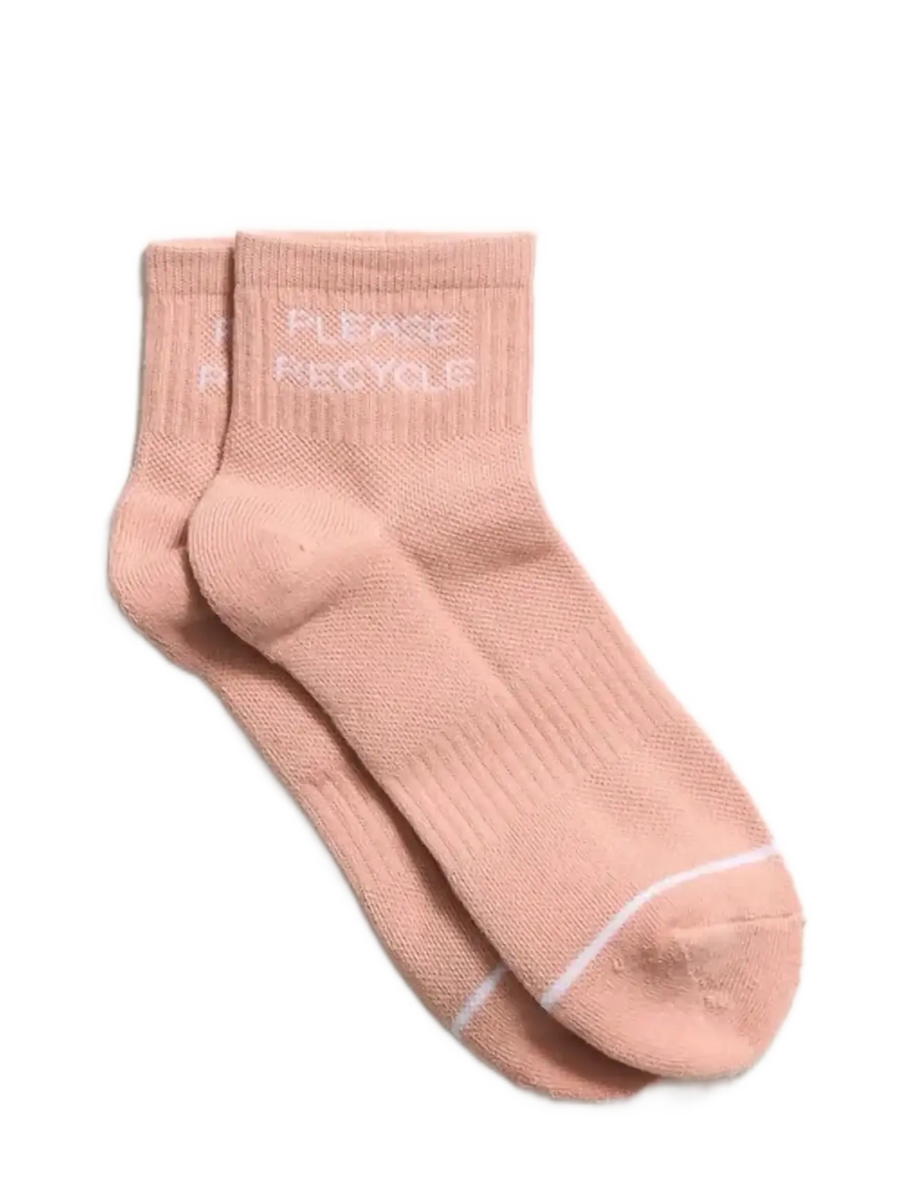 Girlfriend Collective Please Recycle Quarter Crew Sock - Shop under 200kr - MISTY ROSE / pink/rose