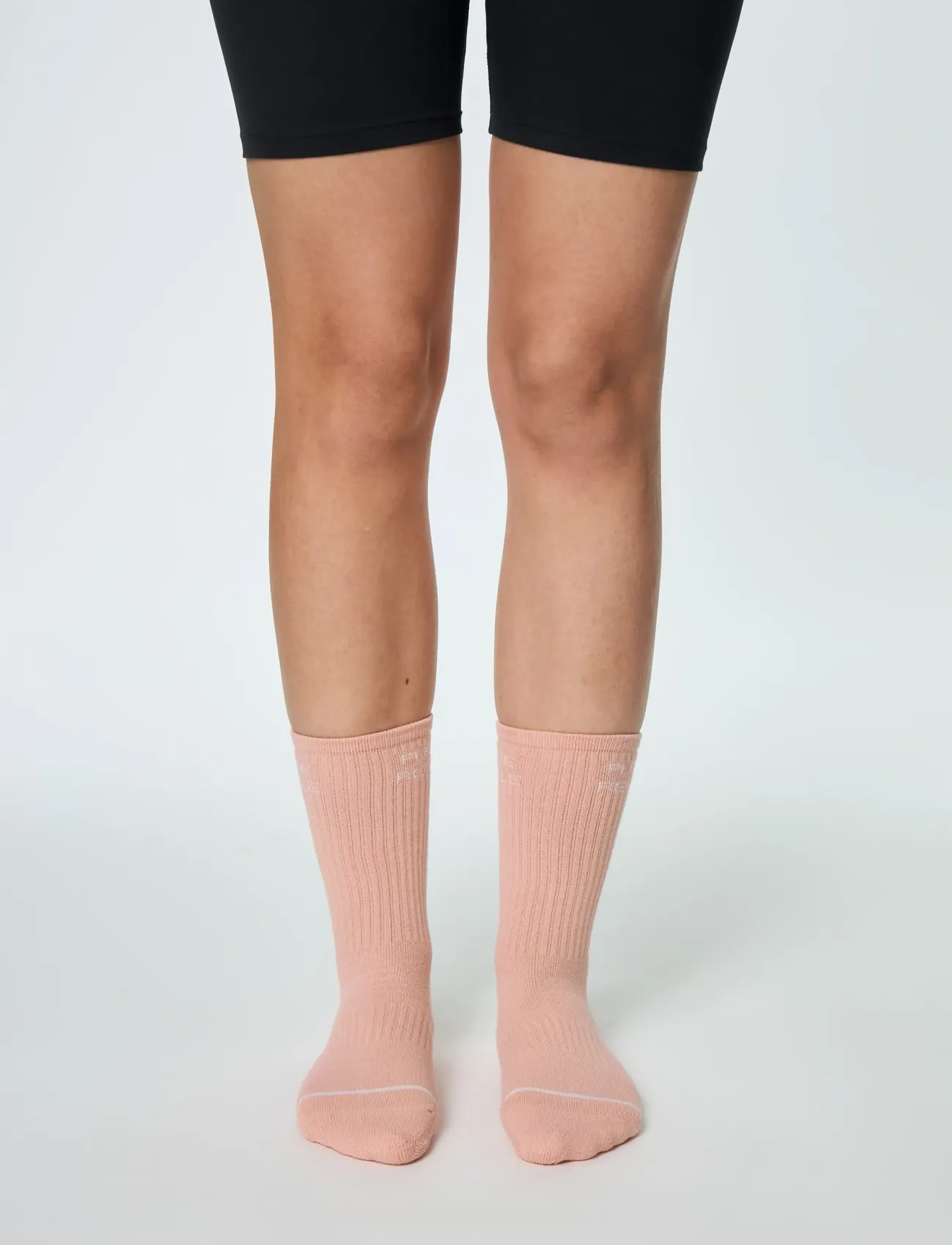 Girlfriend Collective - Please Recycle Crew Sock - laveste priser - misty rose - 2
