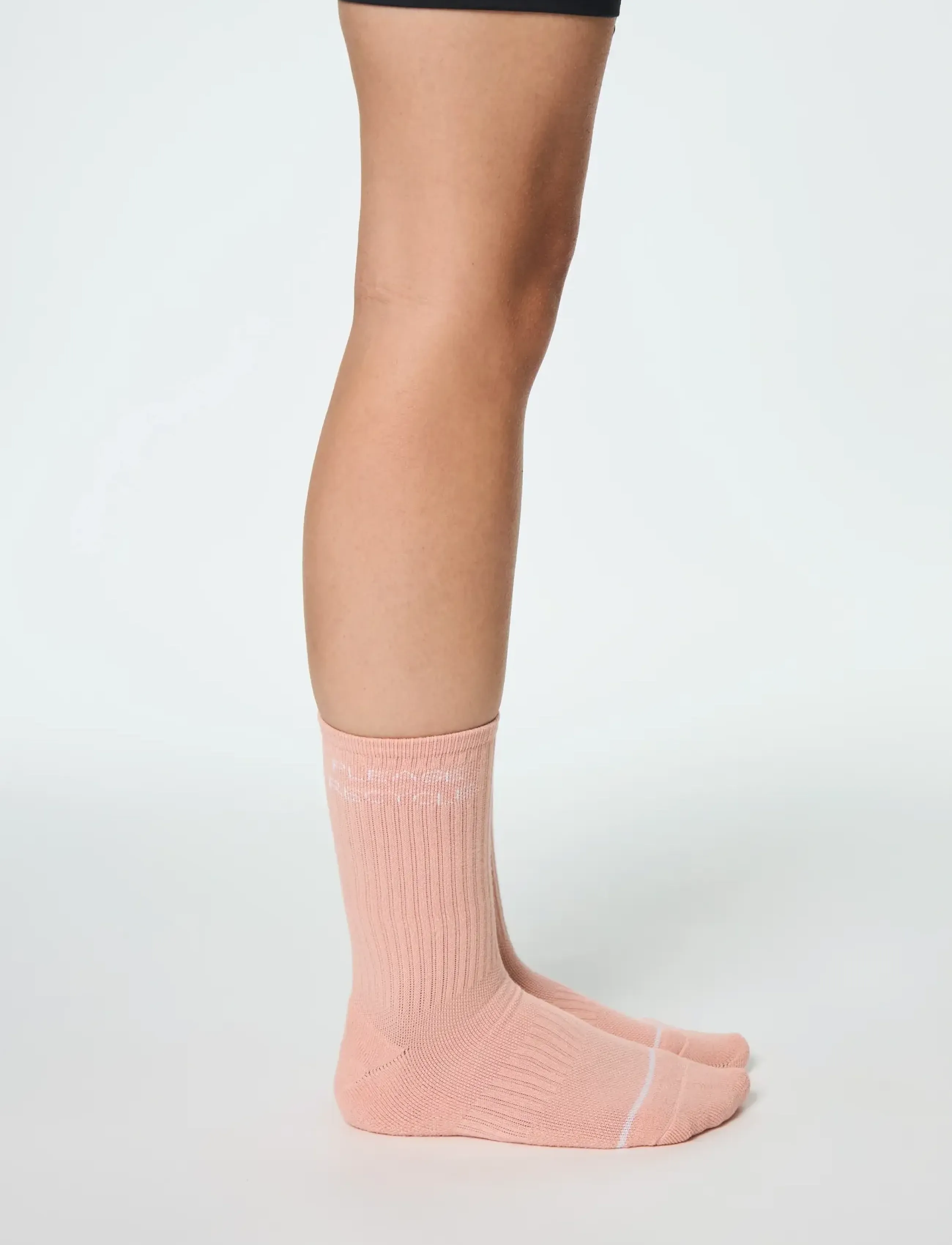 Girlfriend Collective - 3-Pack Please Recycle Crew Sock - laveste priser - misty rose - 2