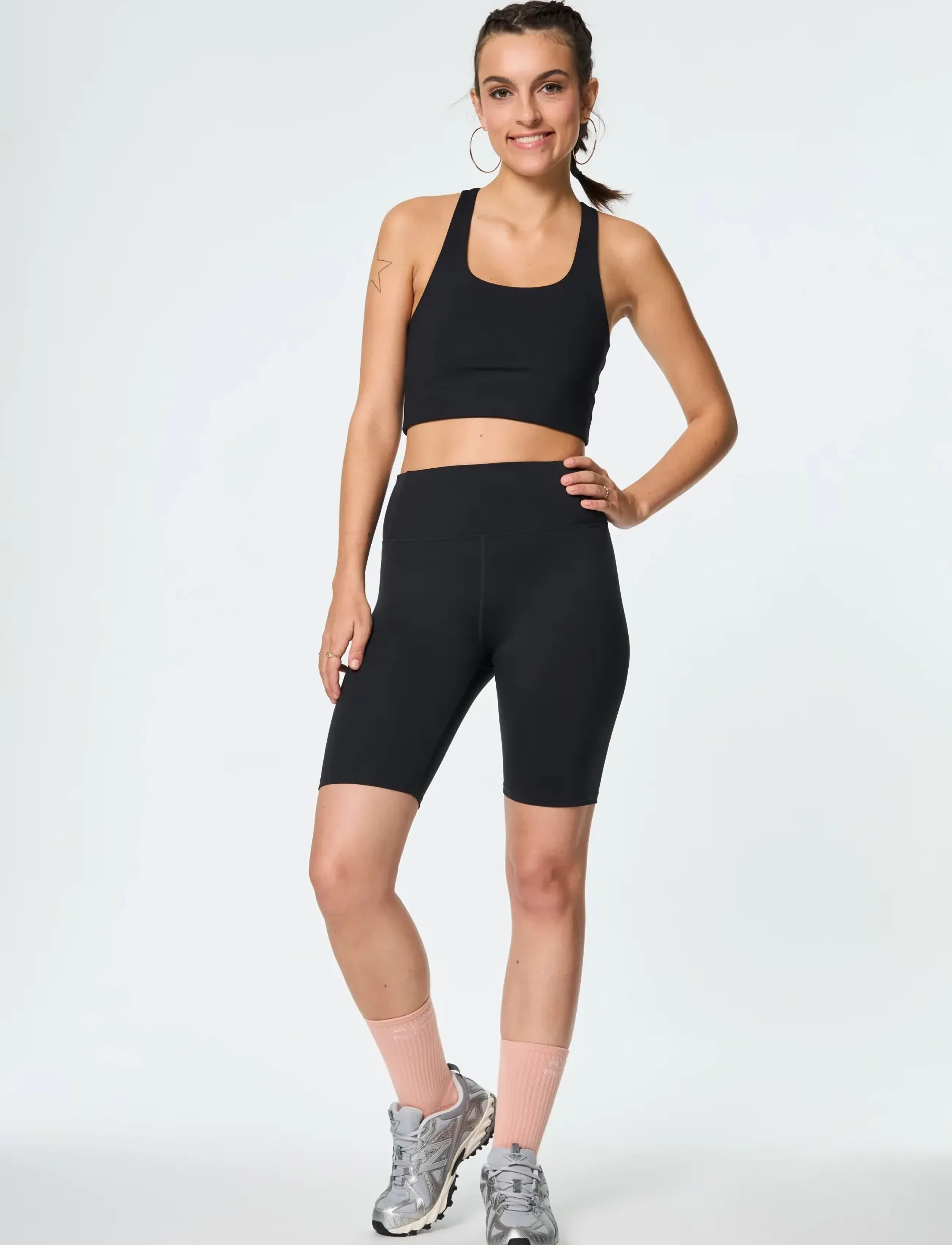 Girlfriend Collective - 3-Pack Please Recycle Crew Sock - laveste priser - misty rose - 4