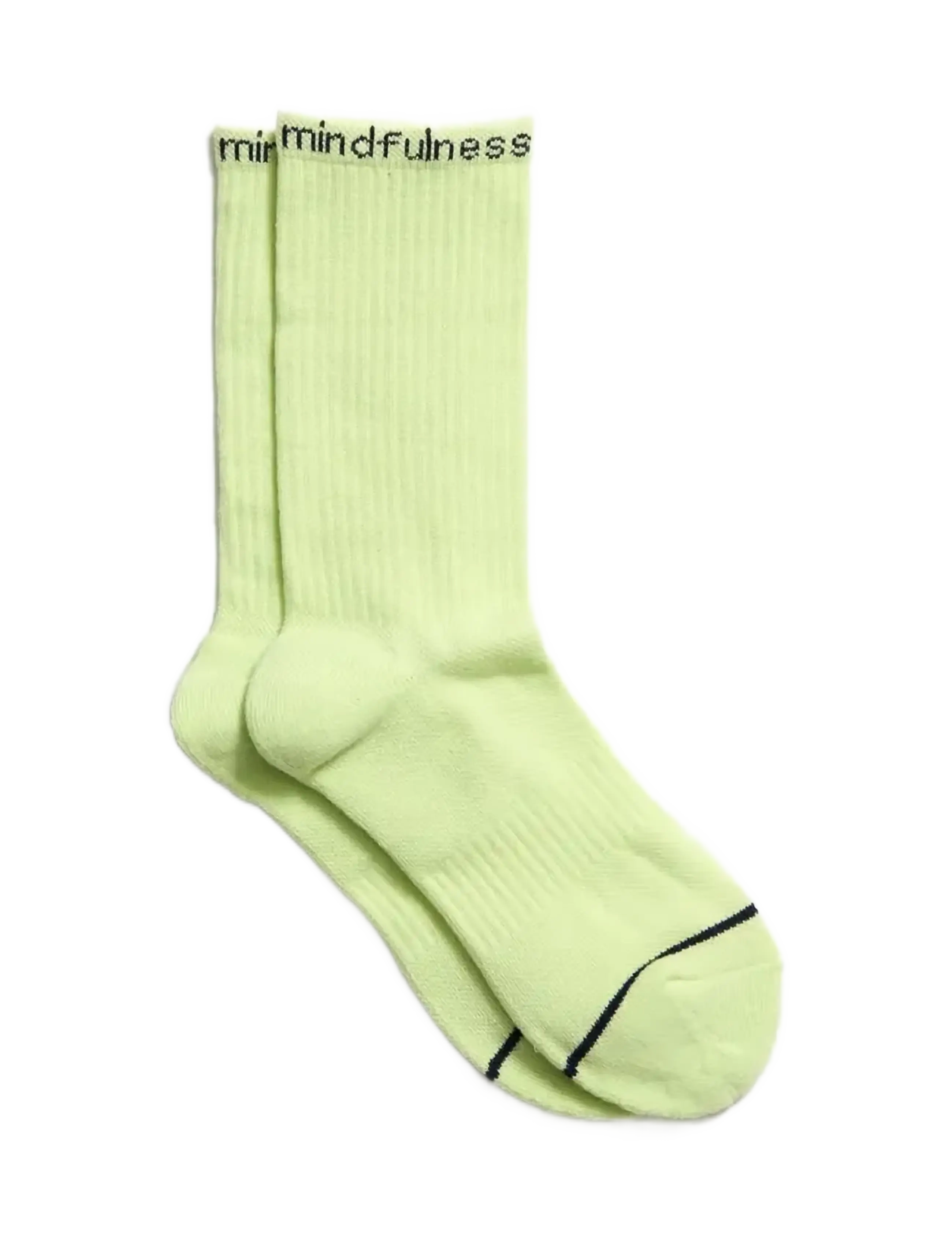 GIRLFRIEND COLLECTIVE Mindfulness Crew Socke Grün - One Size - Damen