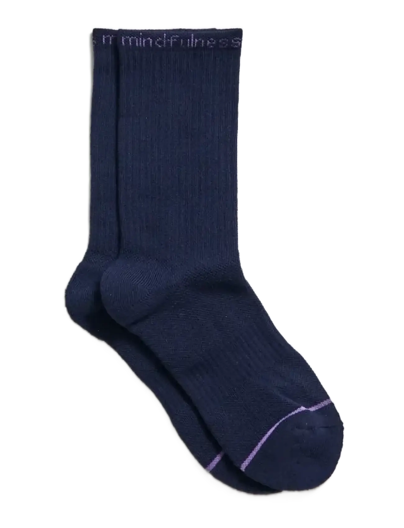 GIRLFRIEND COLLECTIVE Mindfulness Crew Socke Navy - One Size - Damen