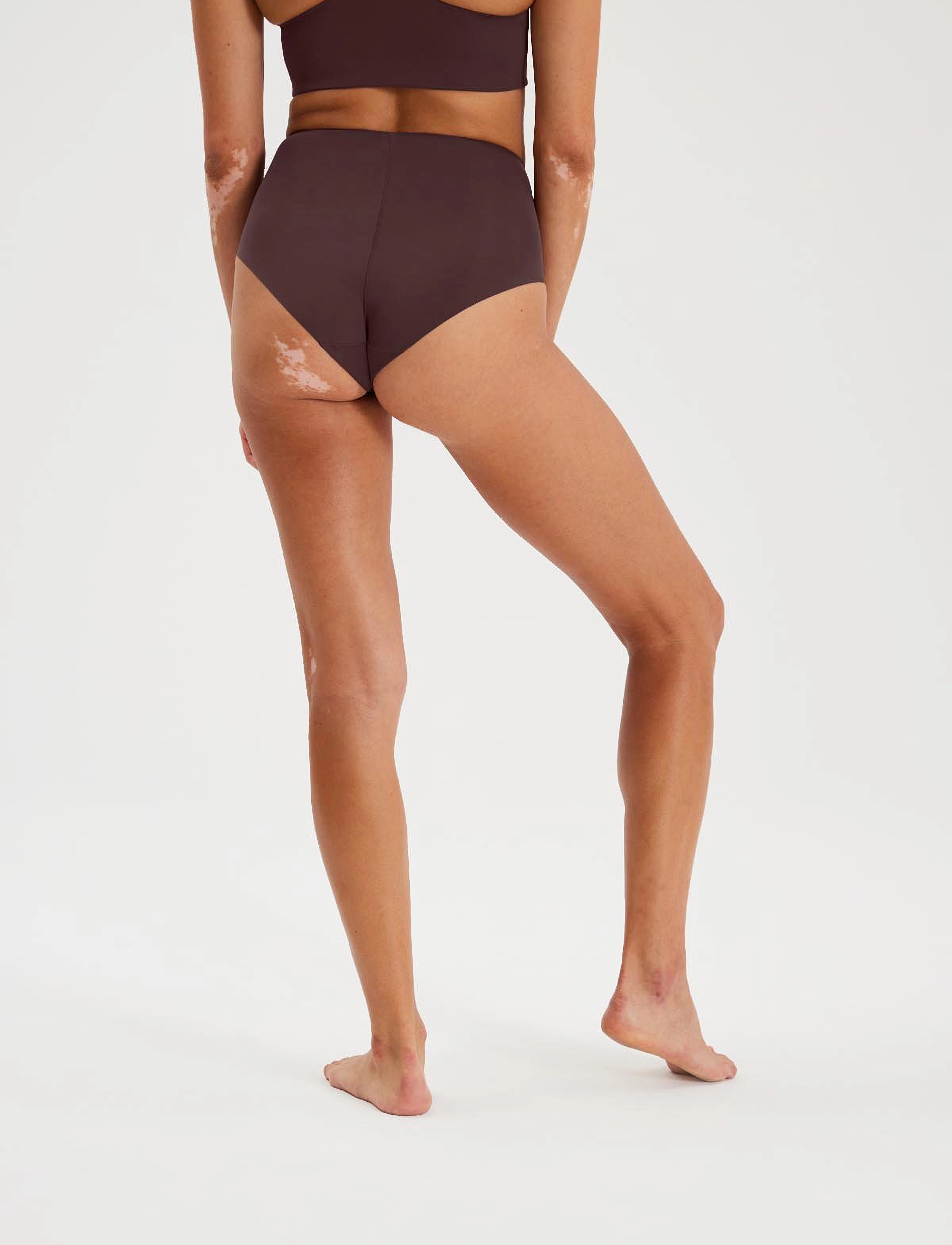 Girlfriend Collective - High-Rise Brief, Bonded - madalaimad hinnad - espresso - 3