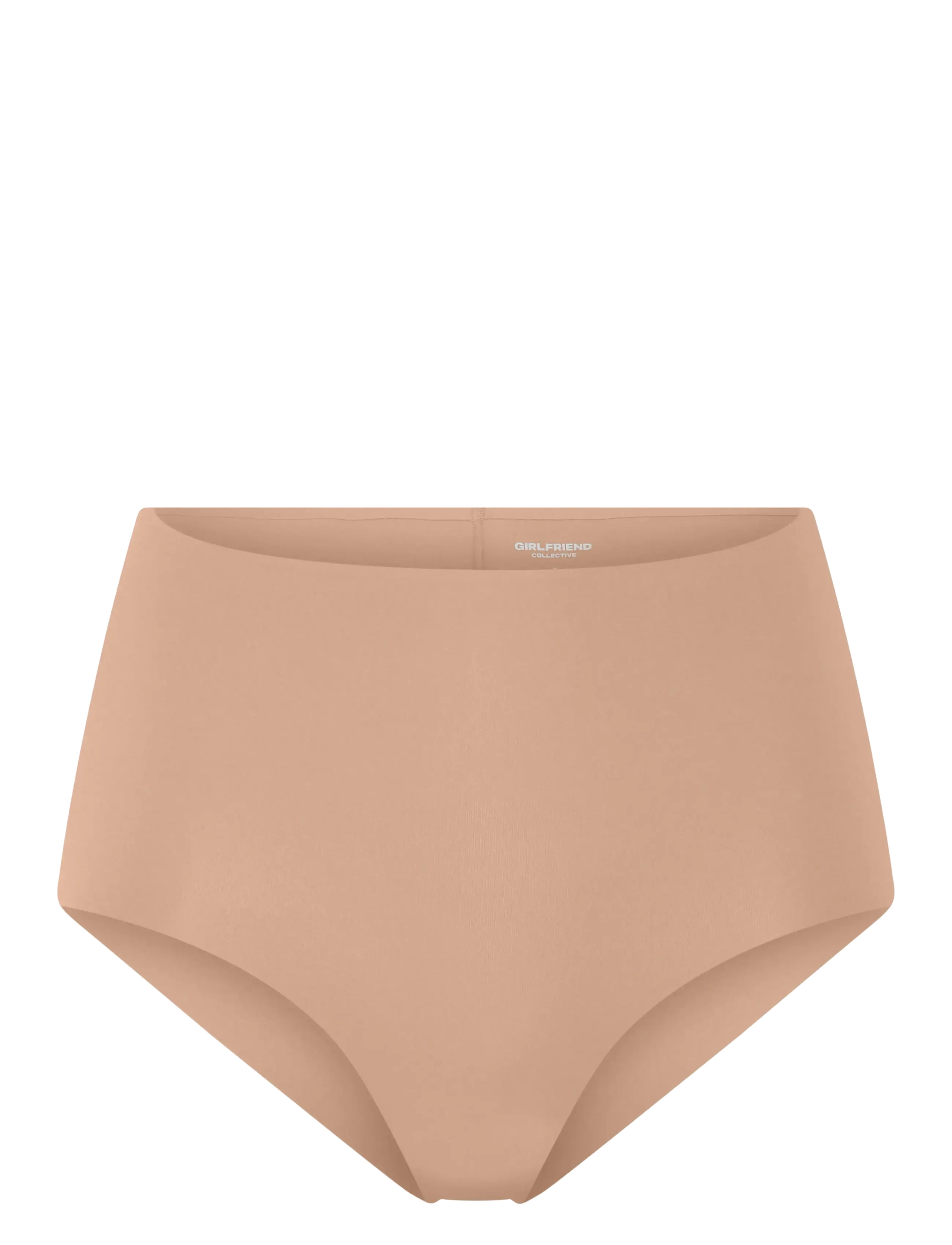 Girlfriend Collective High-Rise Brief, Bonded - Baziniai drabužiai - NOUGAT / beige