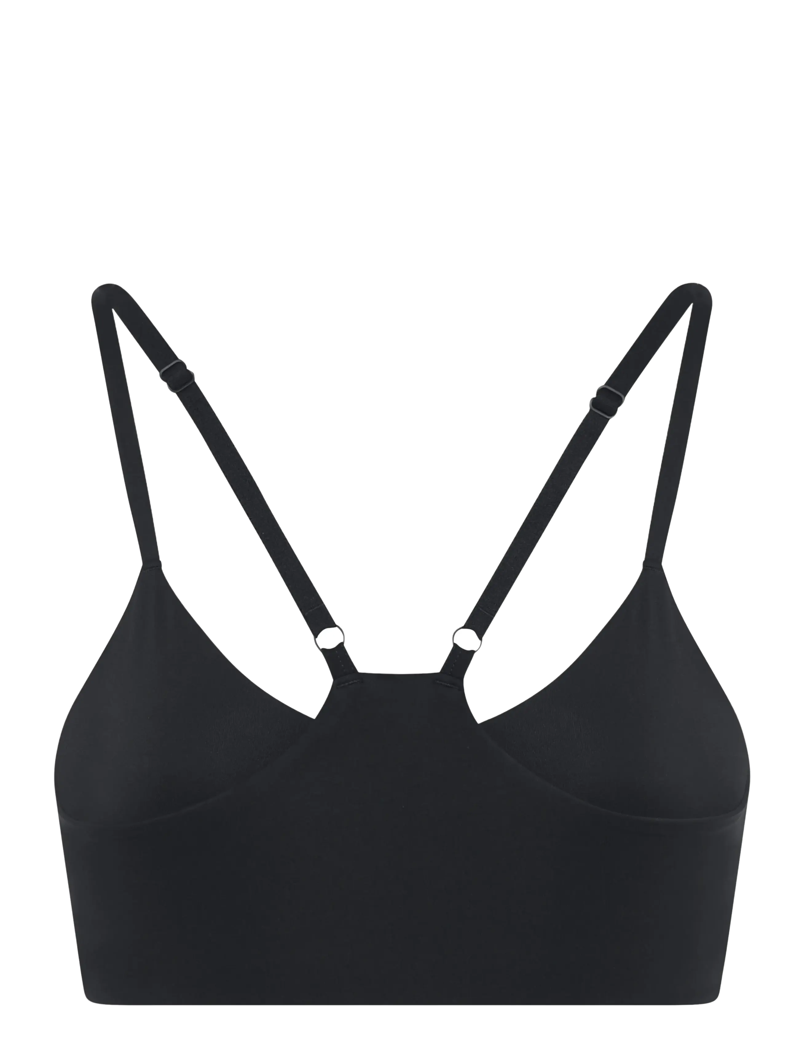 Girlfriend Collective - V-Neck Bralette - bralette - raven - 2