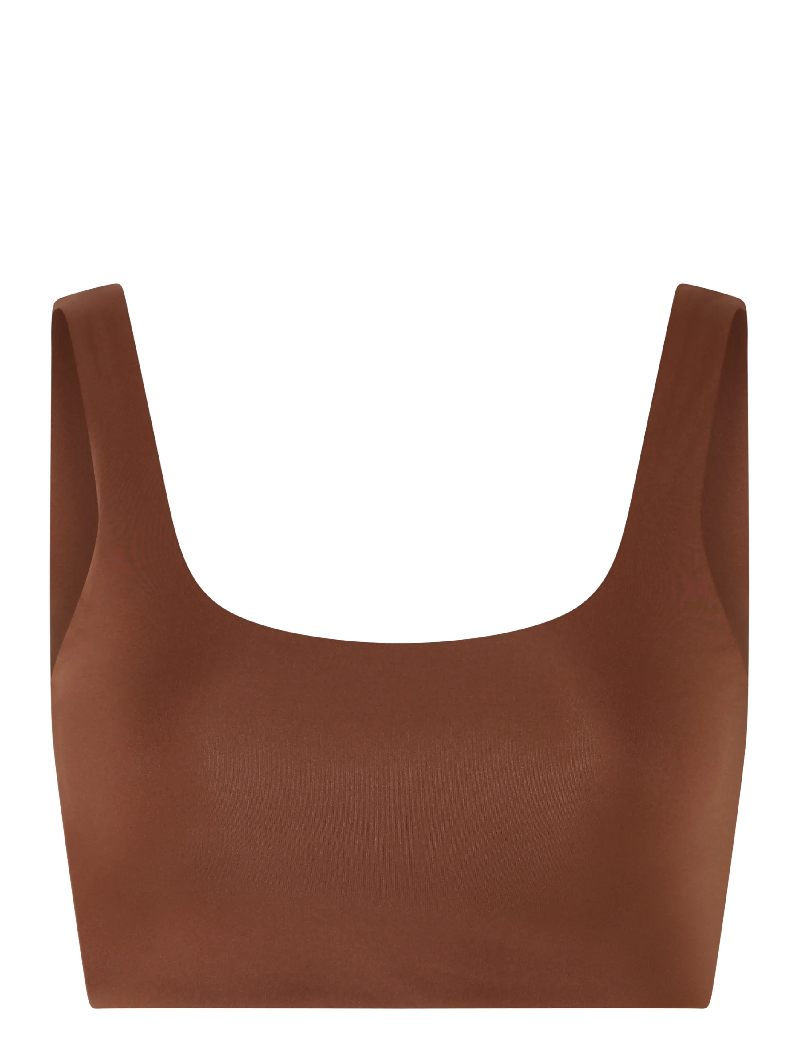 Girlfriend Collective Scoop-Neck Bralette - BH'er - CAPPUCCINO / brown