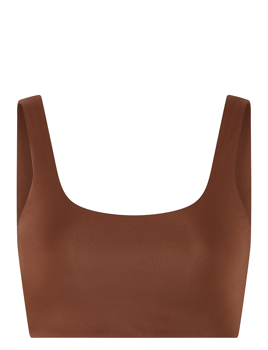 Girlfriend Collective - Scoop-Neck Bralette - bralette - cappuccino - 0