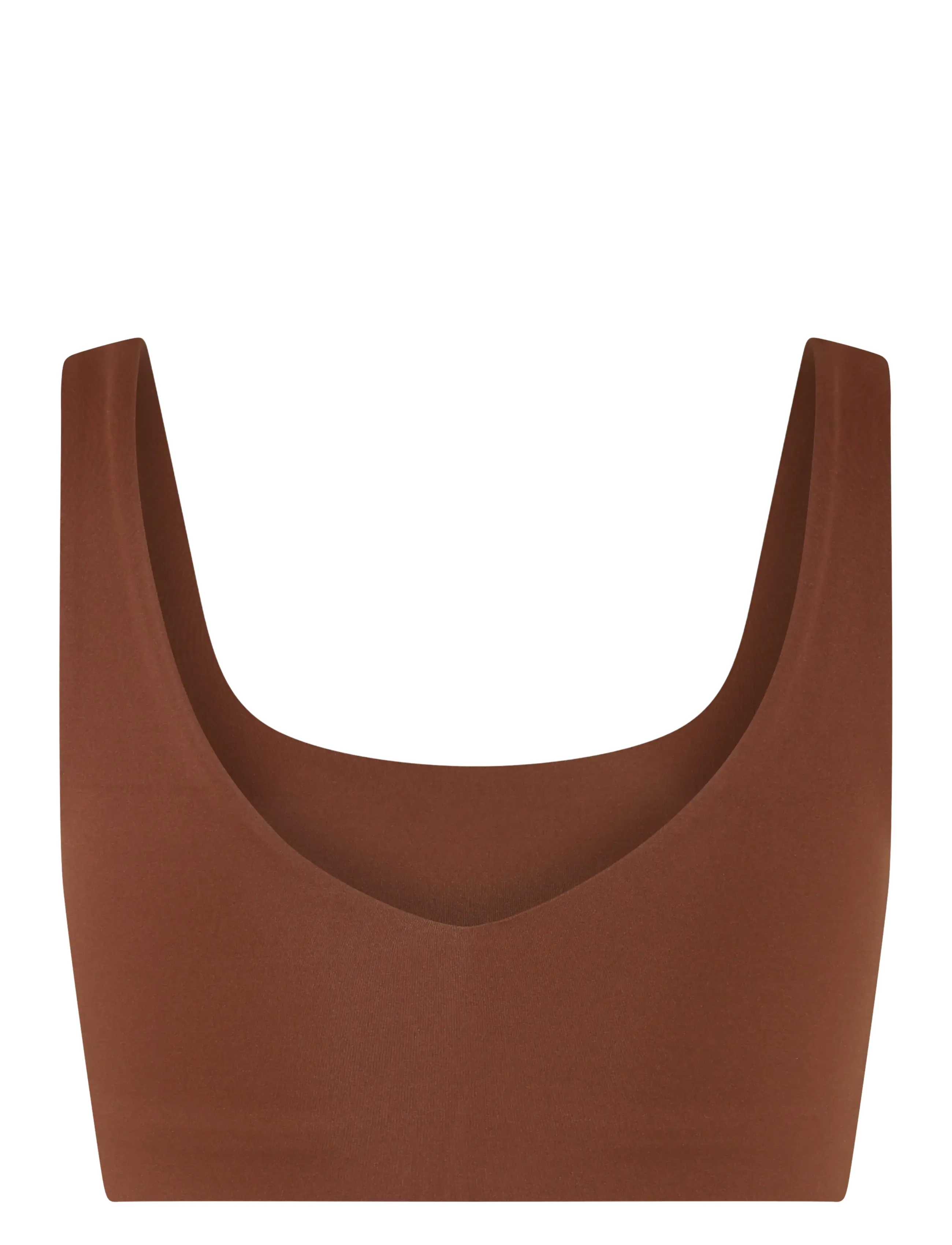 Girlfriend Collective - Scoop-Neck Bralette - bralette - cappuccino - 1