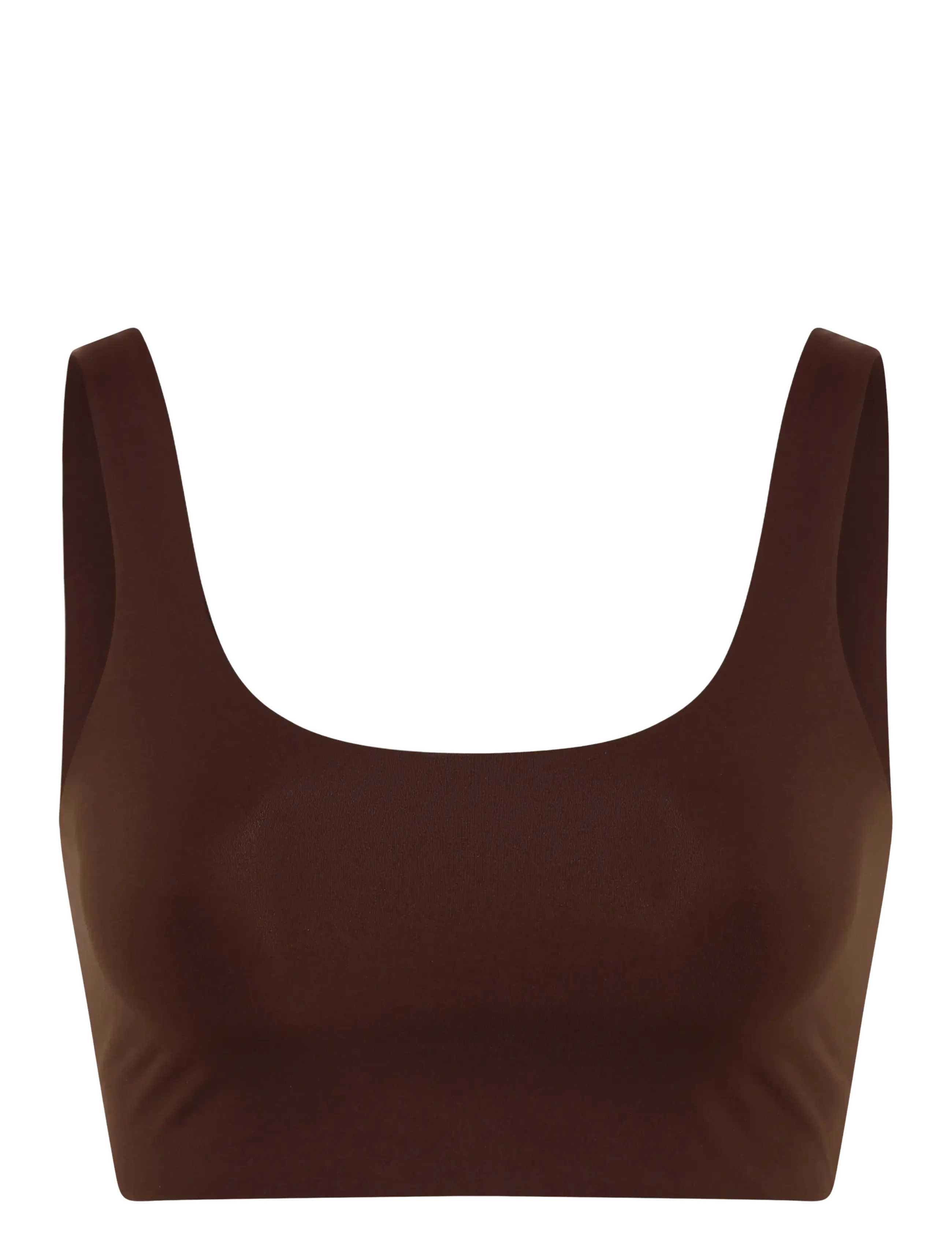 Girlfriend Collective Scoop-Neck Bralette - Underkläder - ESPRESSO / brown