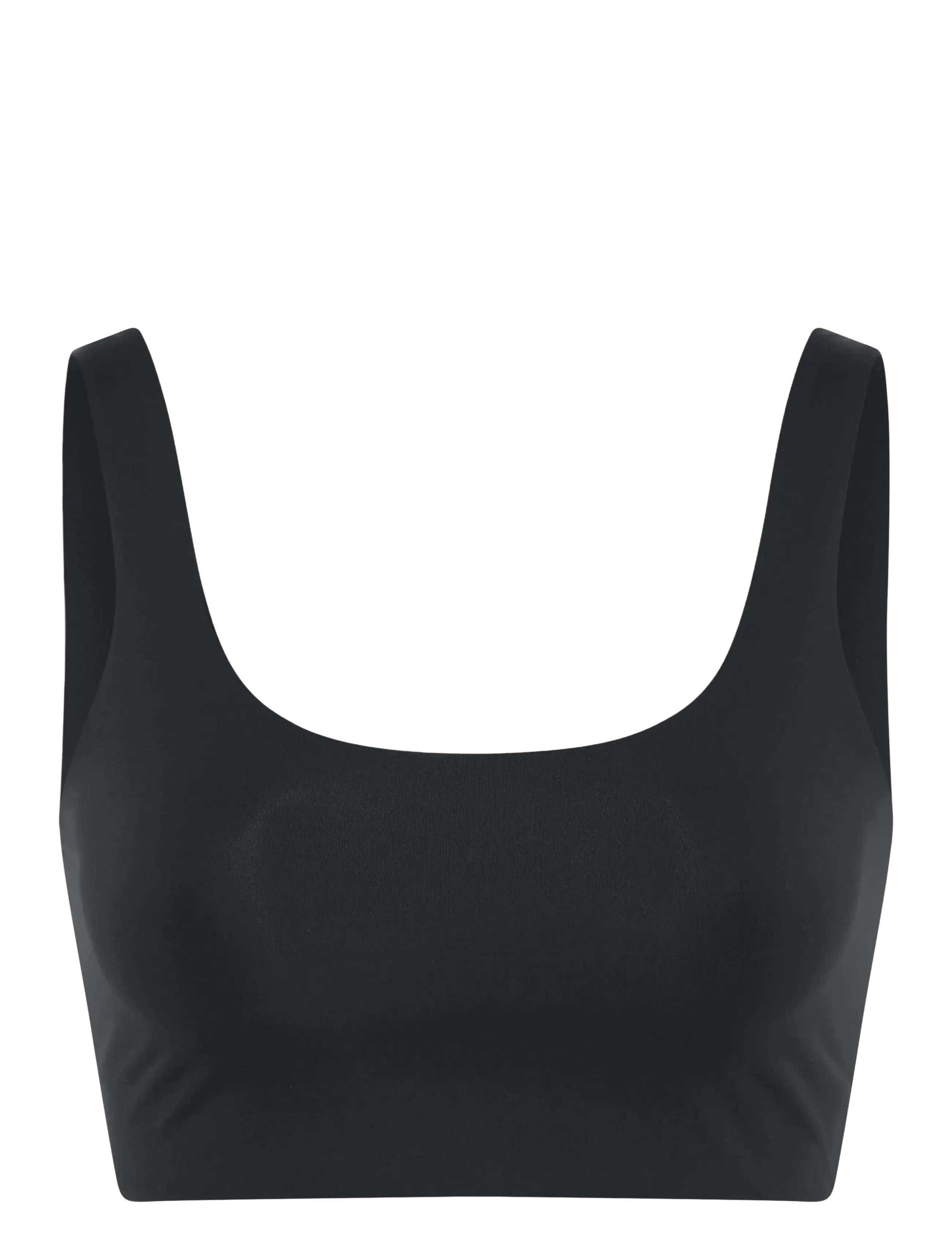 Girlfriend Collective Scoop-Neck Bralette - Weiche BHs - RAVEN / black