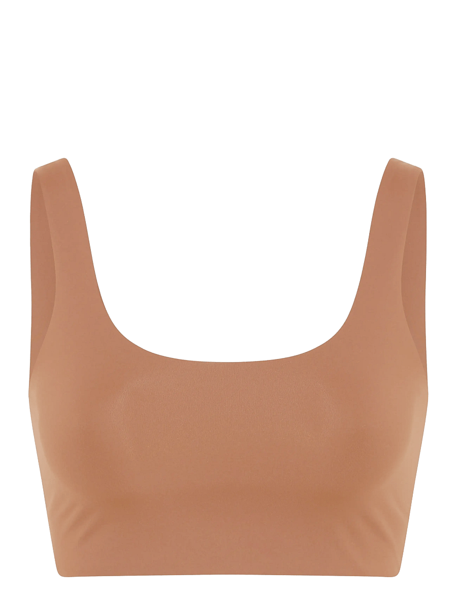 Girlfriend Collective - Scoop-Neck Bralette - bralette - toast - 1
