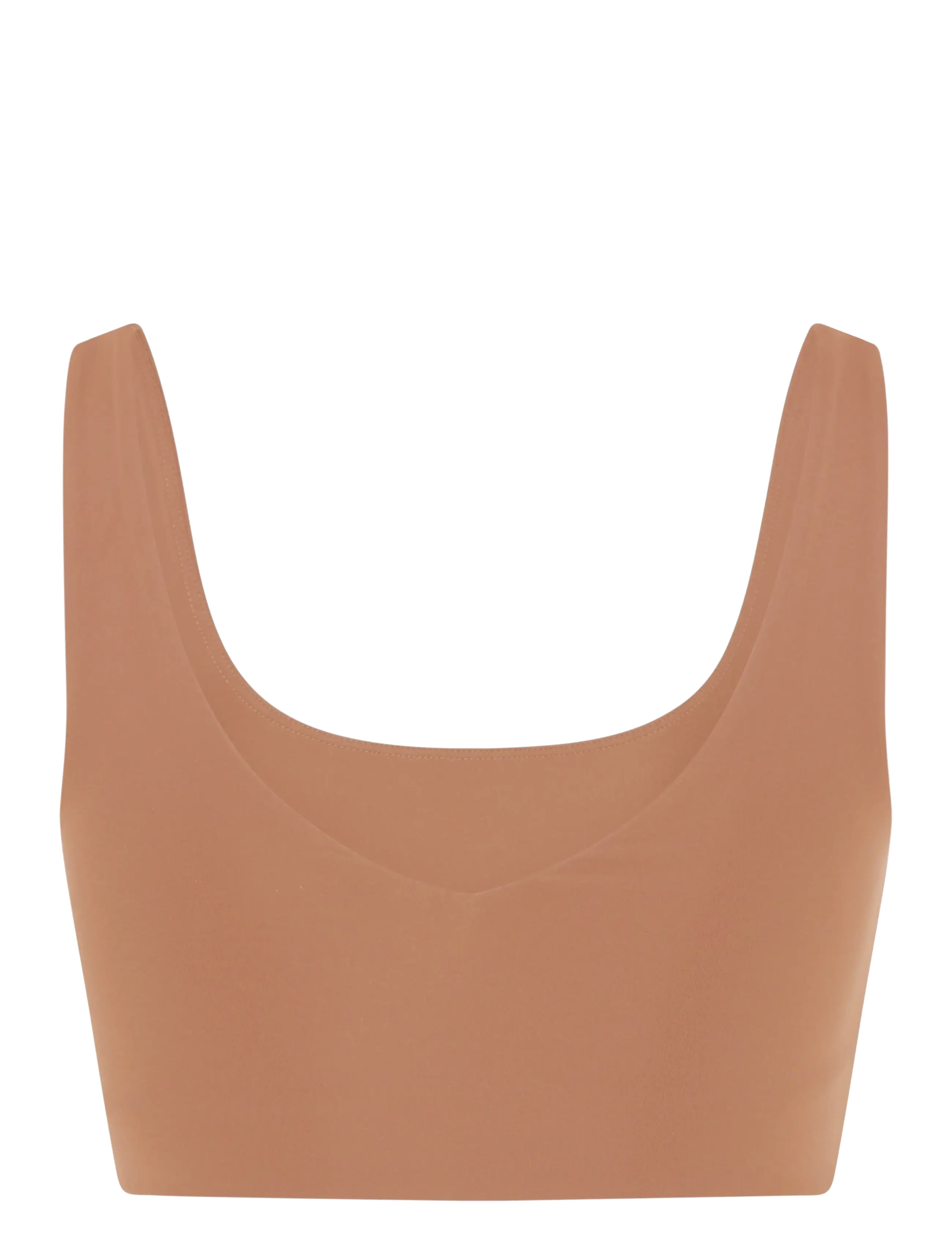 Girlfriend Collective - Scoop-Neck Bralette - bralette - toast - 2