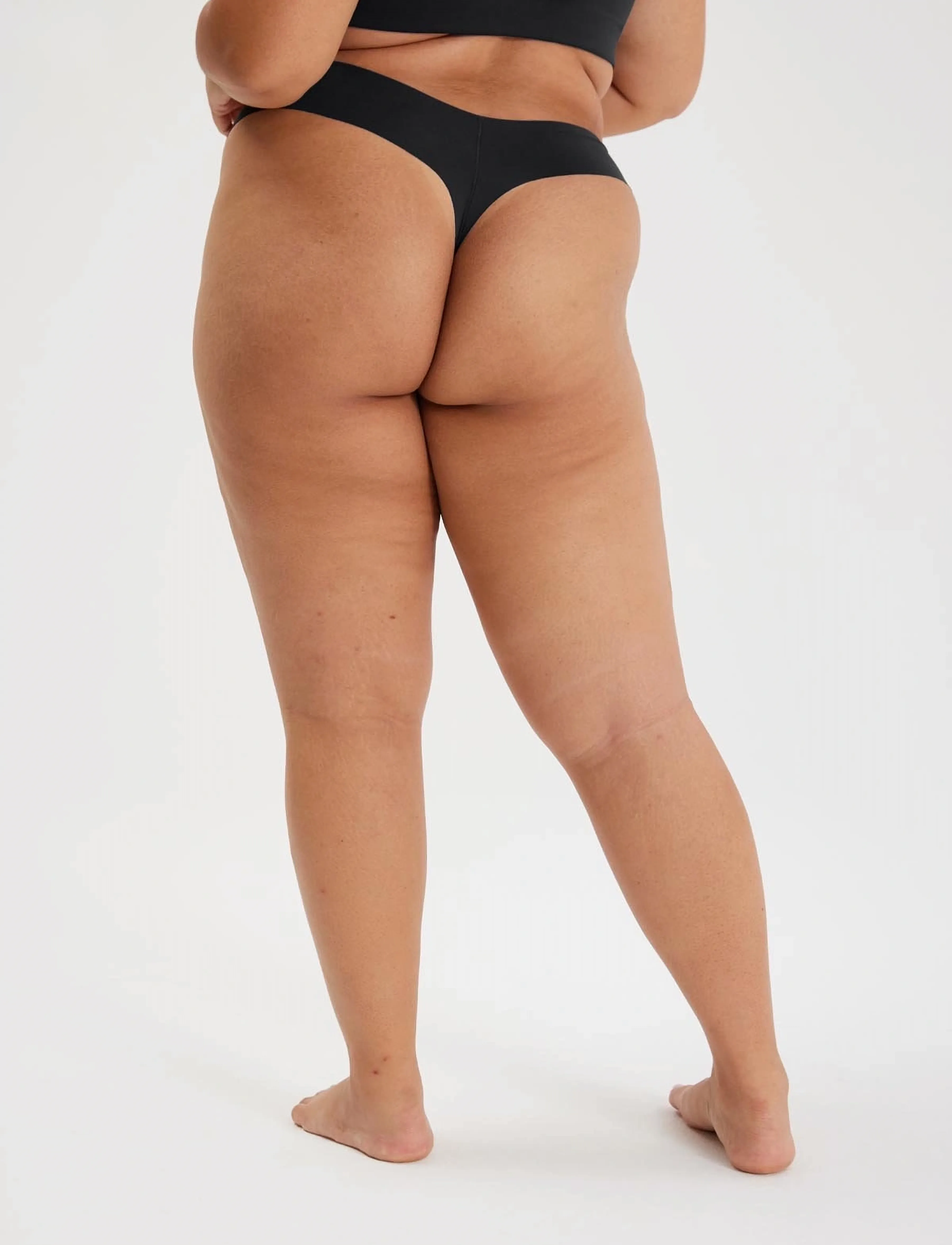 Girlfriend Collective - Sport Thong, Bonded - laveste priser - raven - 3