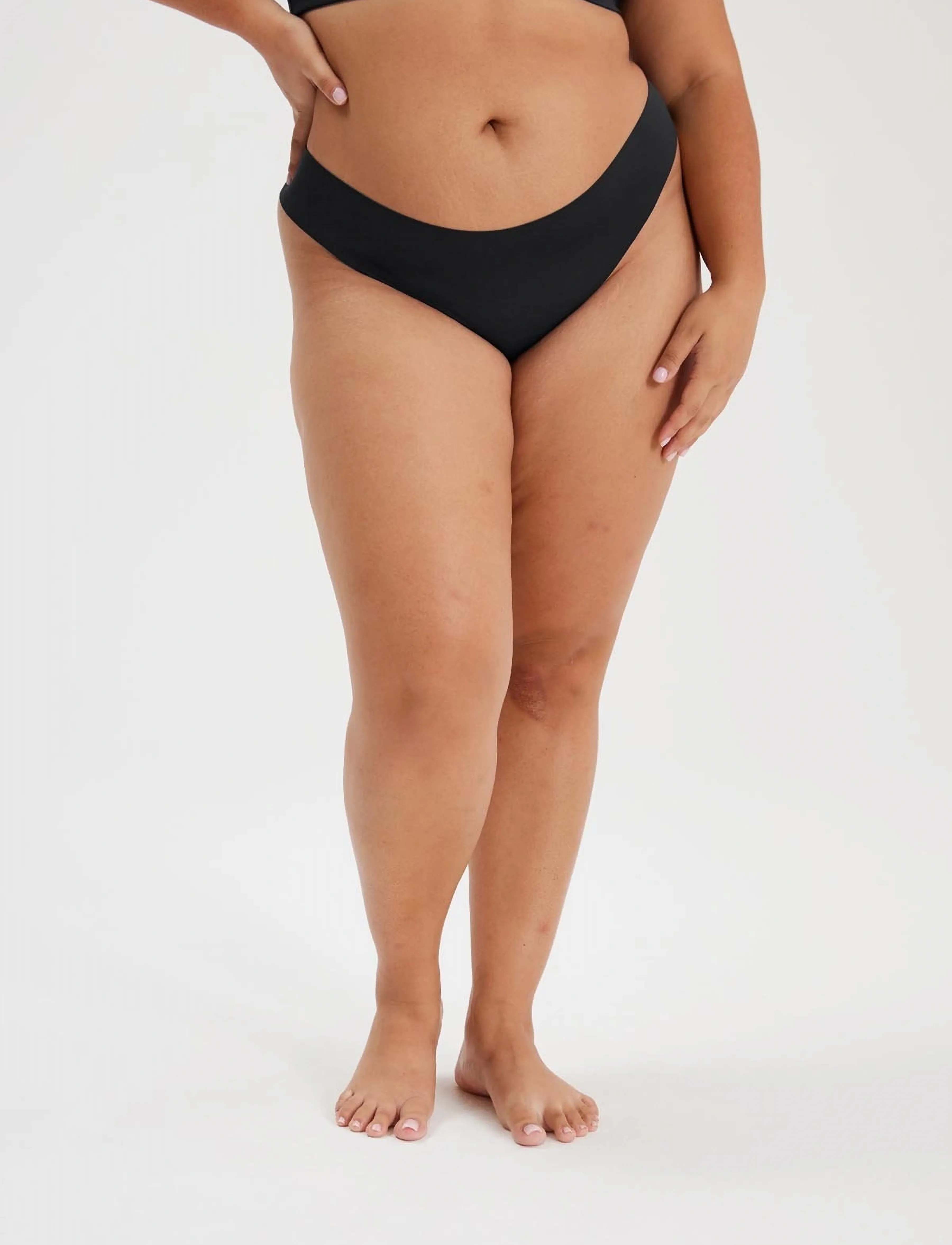 Girlfriend Collective - Sport Thong, Bonded - laveste priser - raven - 4