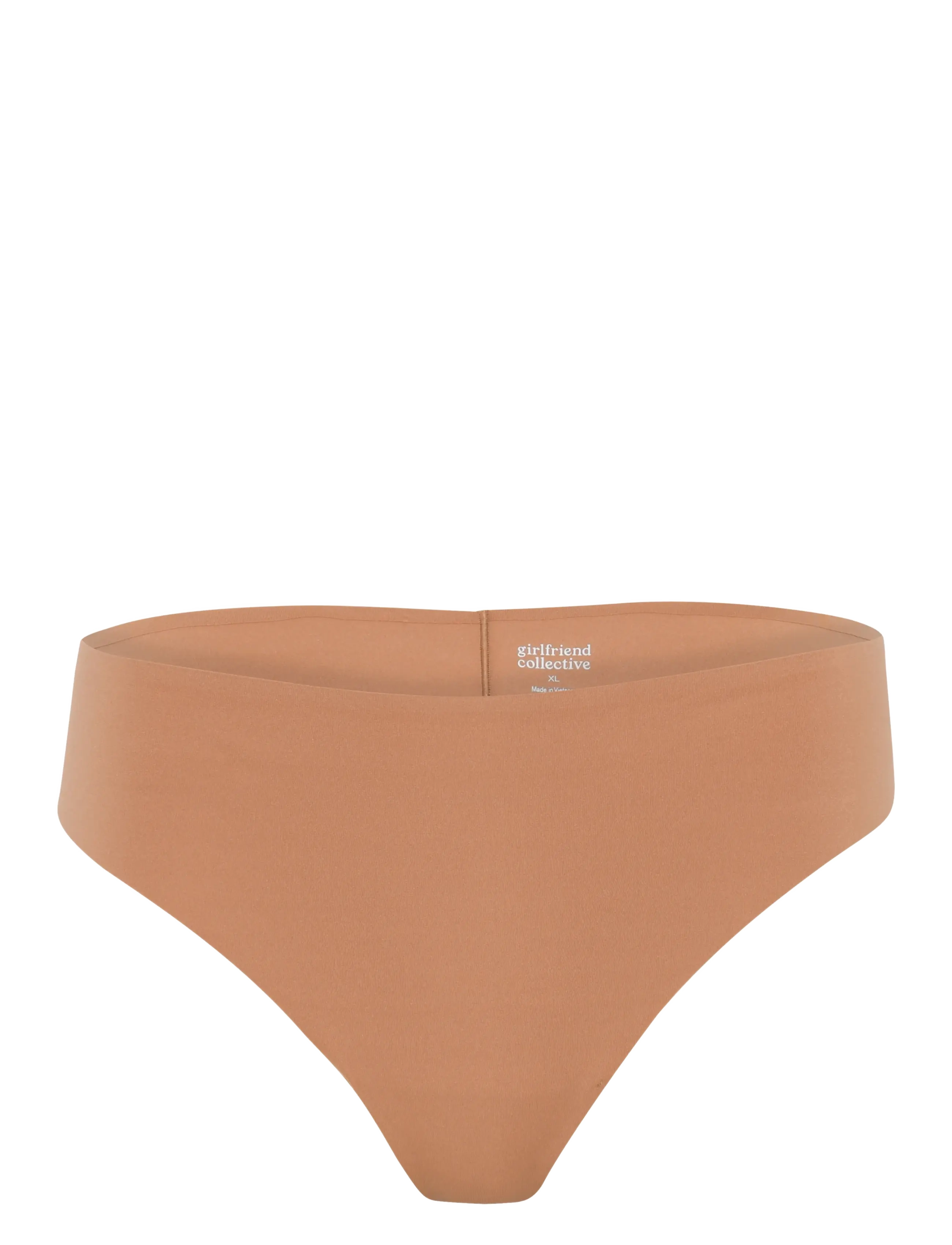 GIRLFRIEND COLLECTIVE Sport Stringtanga, Bonded Beige - XL - Damen