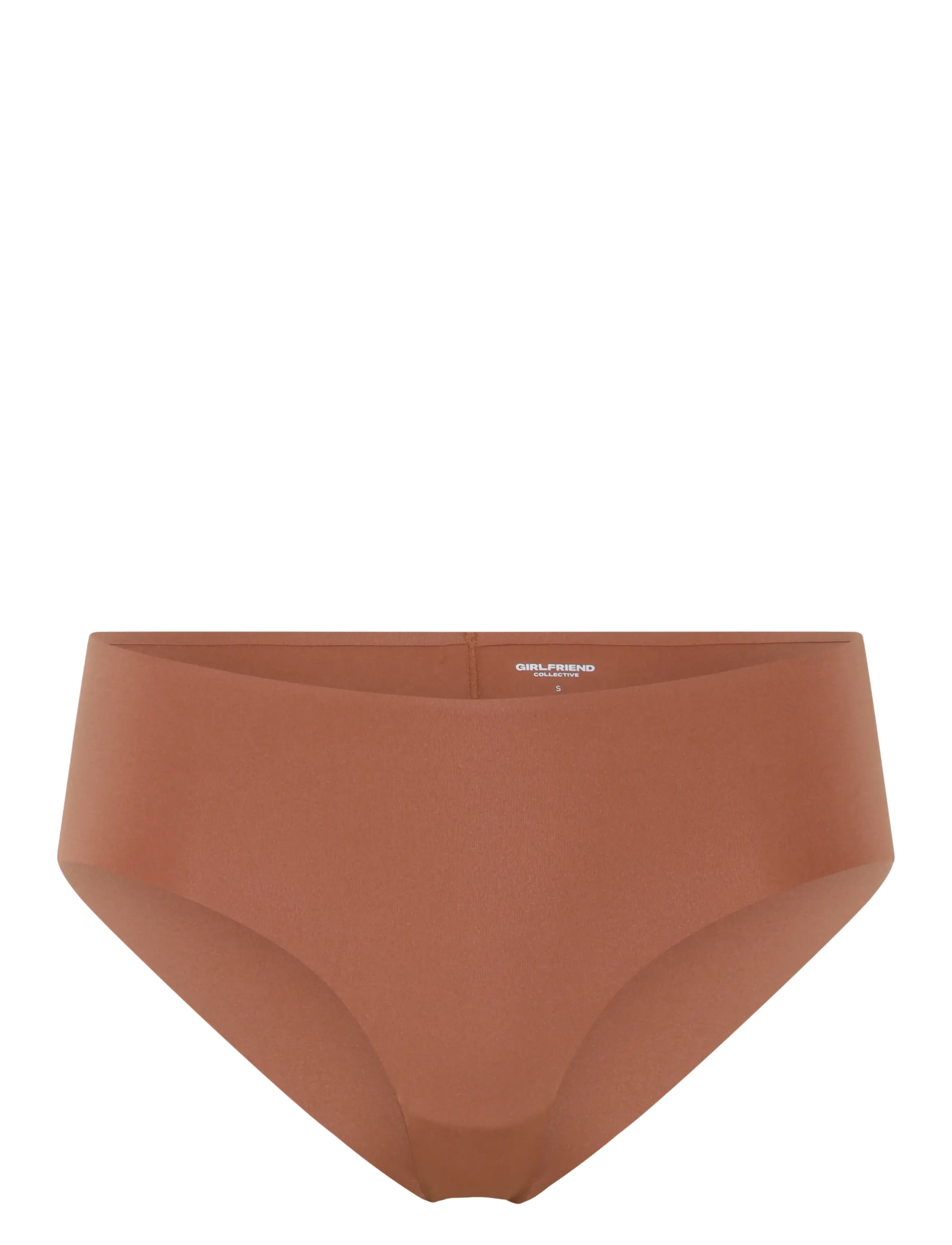 GIRLFRIEND COLLECTIVE Sport Brief, Bonded Braun - M - Damen