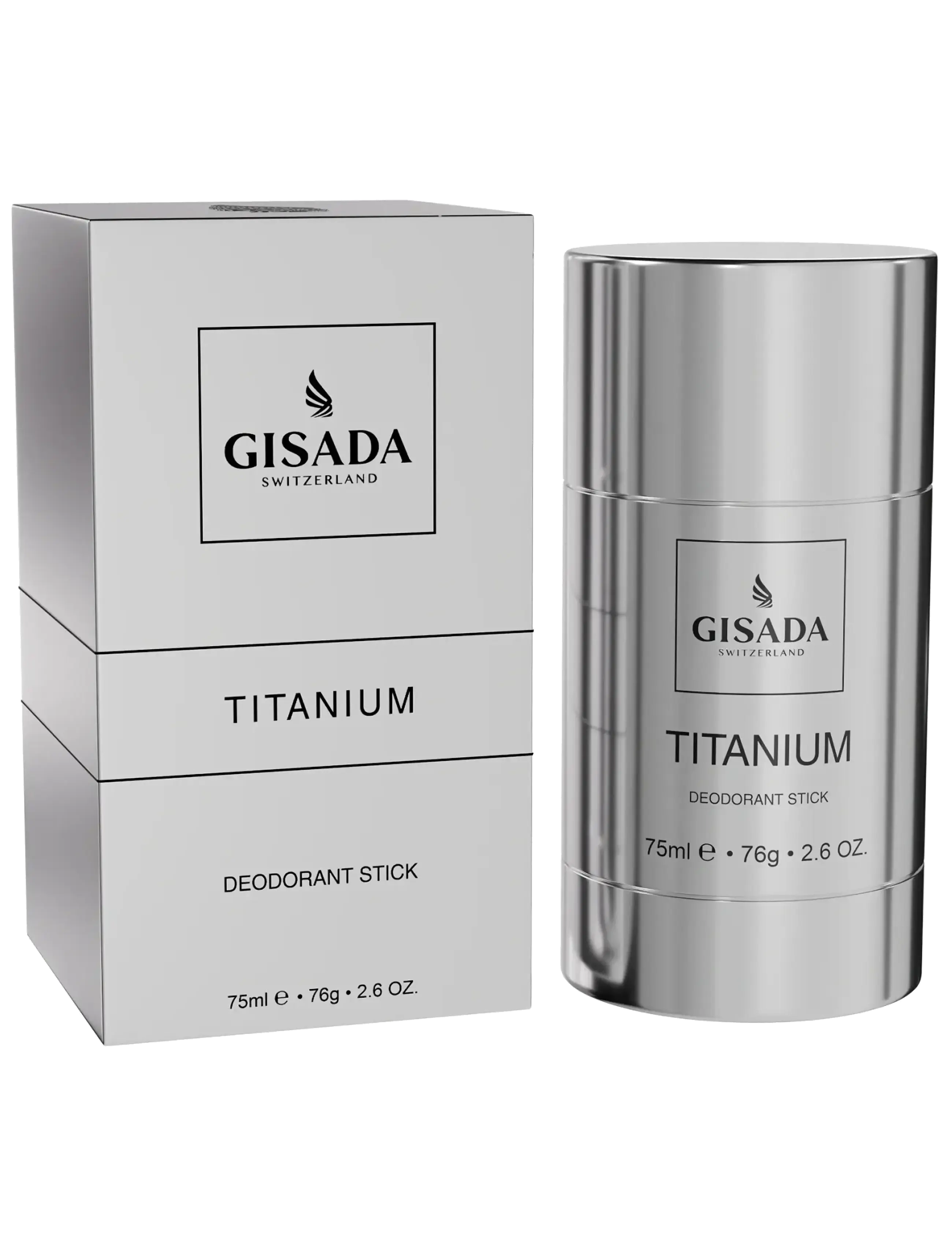 Gisada TITANIUM DEODORANT STICK 75ML - Beauty - Herre - CLEAR / undefined