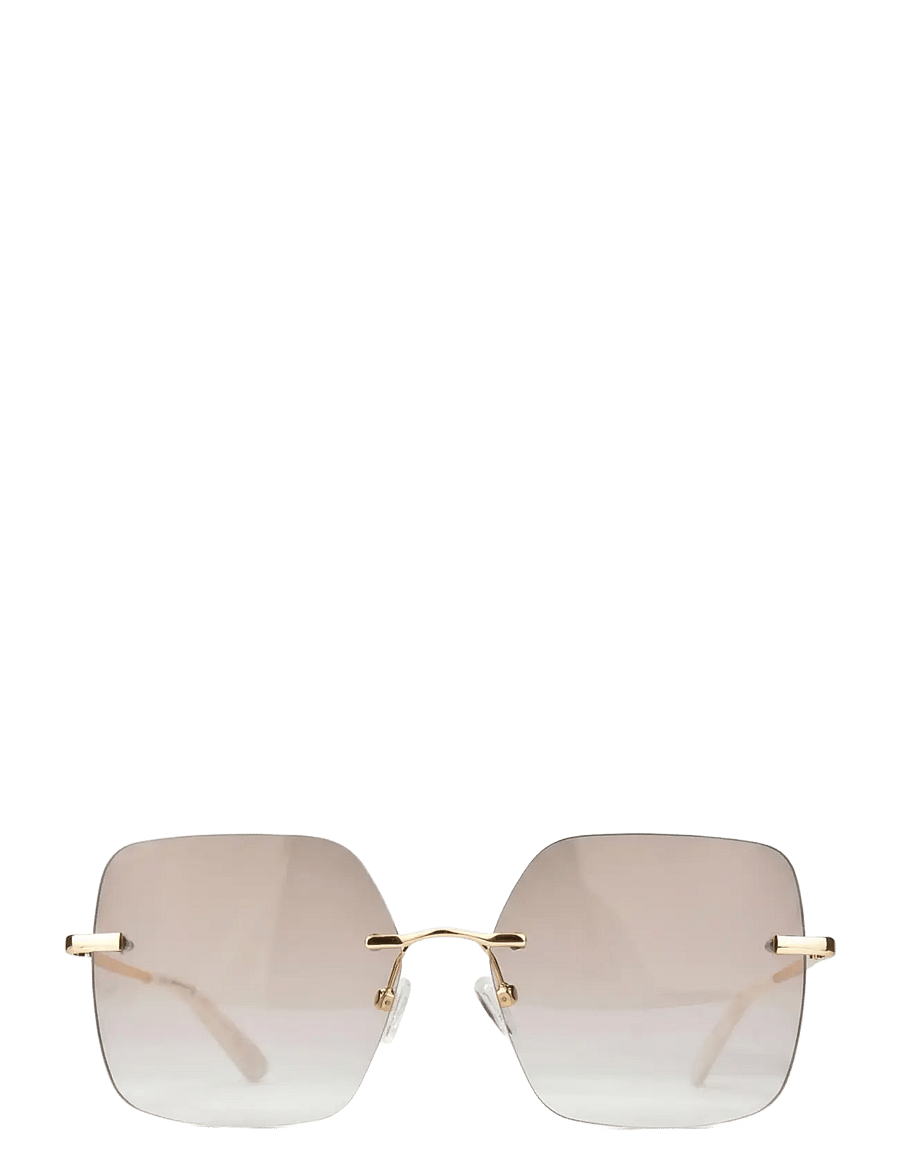 GLAS Eyewear - Billie Gold Rimless Tinted - eckiger rahmen - gold - 1