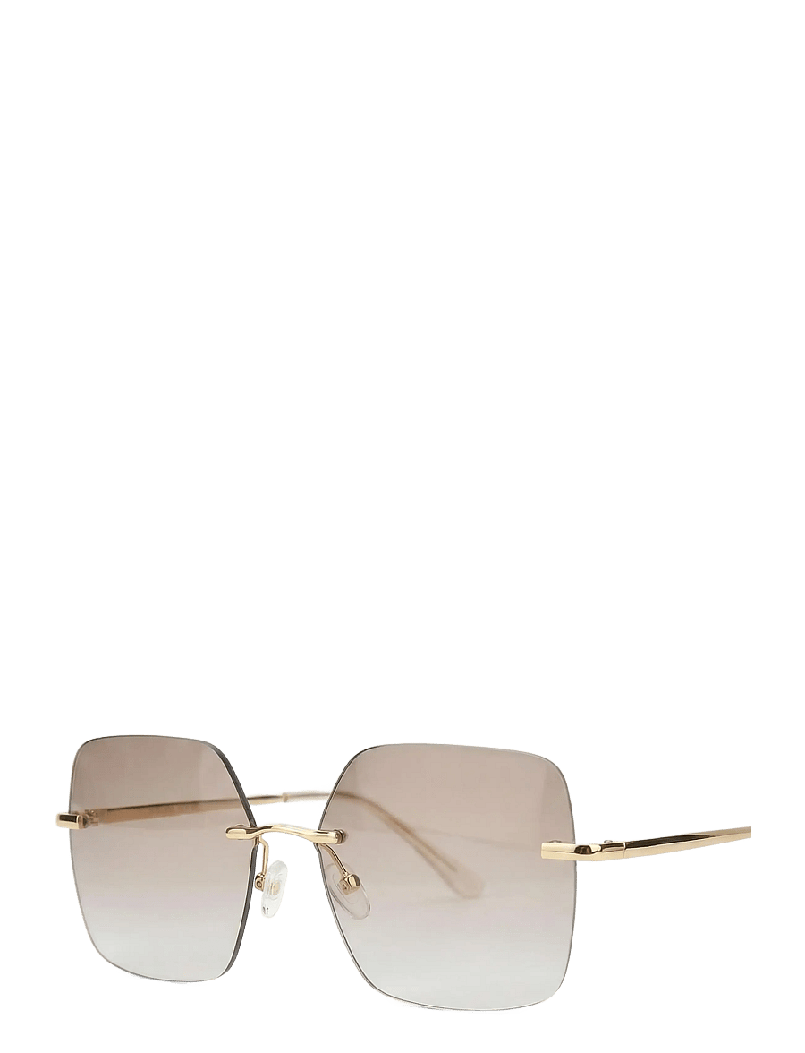 GLAS Eyewear - Billie Gold Rimless Tinted - eckiger rahmen - gold - 2