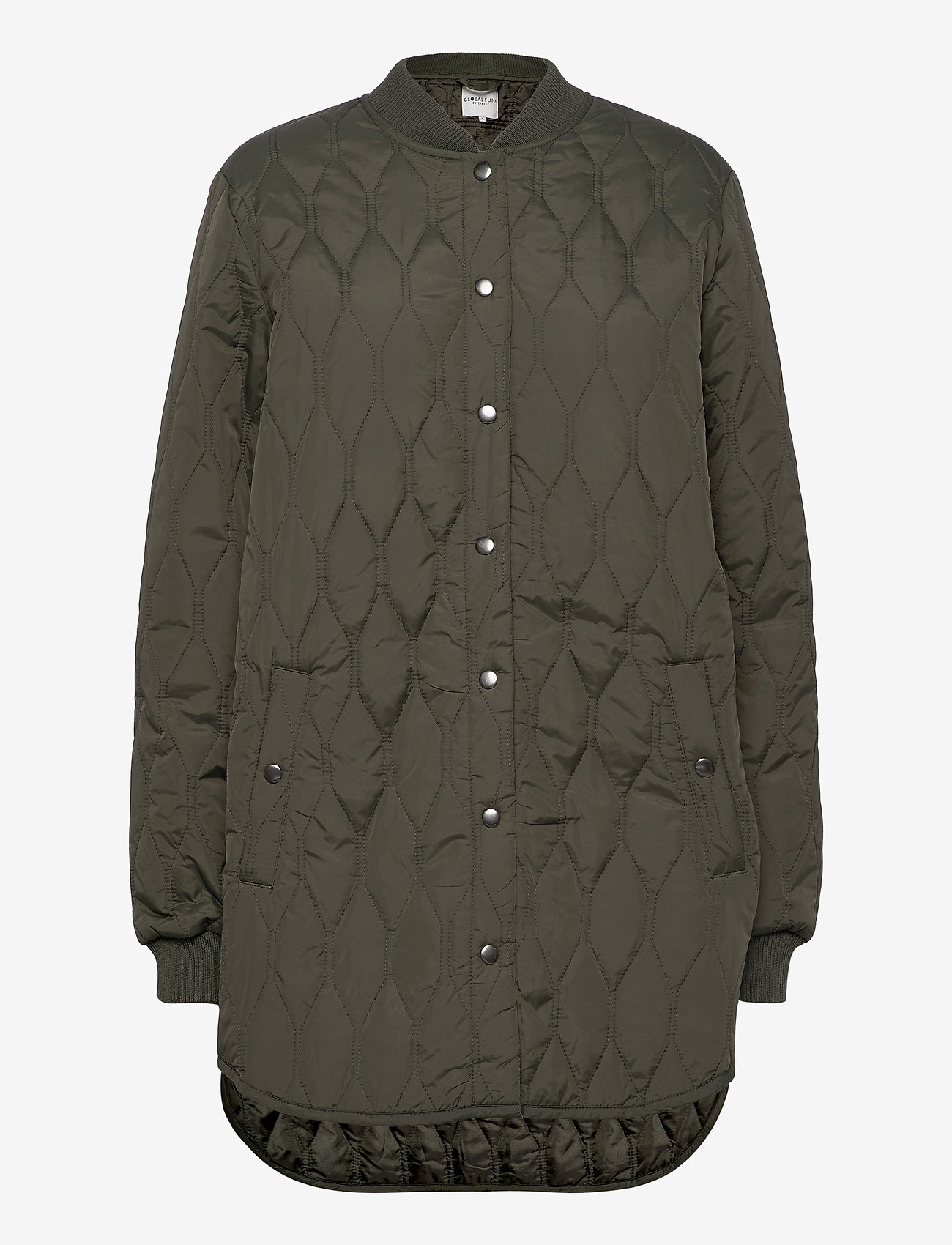 Global Funk - Even - quilted jackets - dark army - 0