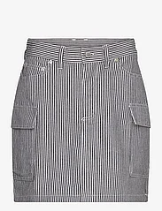 Global Funk - Sanya-G - short skirts - navy white stripe - 0