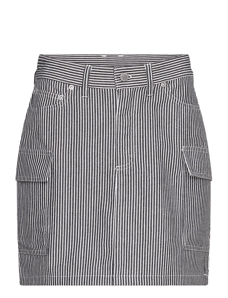 Global Funk - Sanya-G - short skirts - navy white stripe - 0