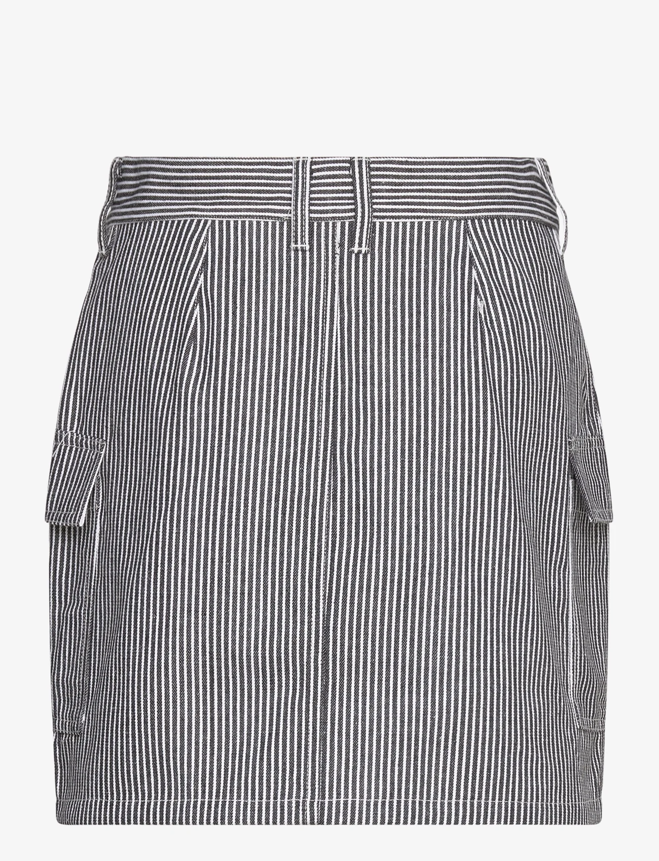 Global Funk - Sanya-G - short skirts - navy white stripe - 1