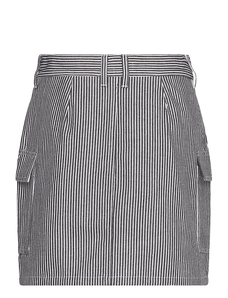Global Funk - Sanya-G - short skirts - navy white stripe - 1