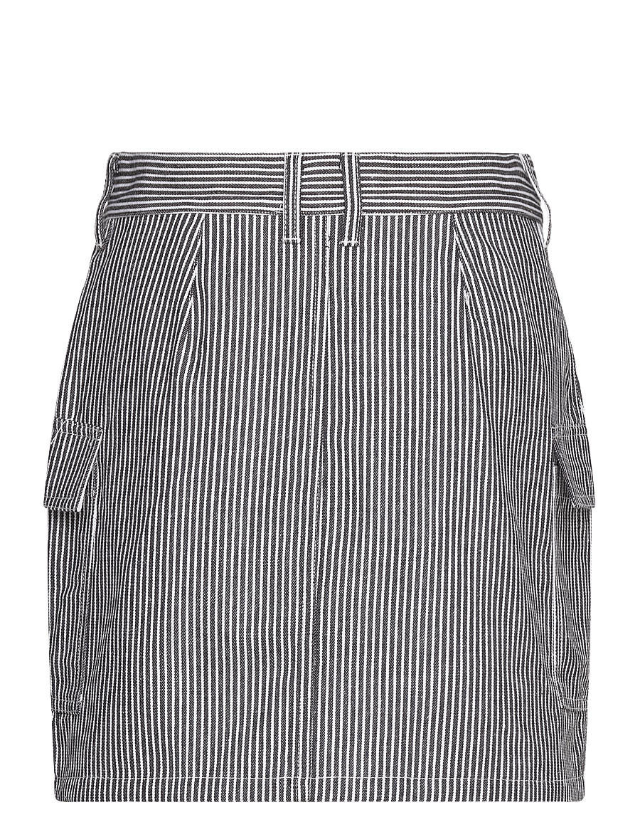 Global Funk - Sanya-G - korte nederdele - navy white stripe - 1