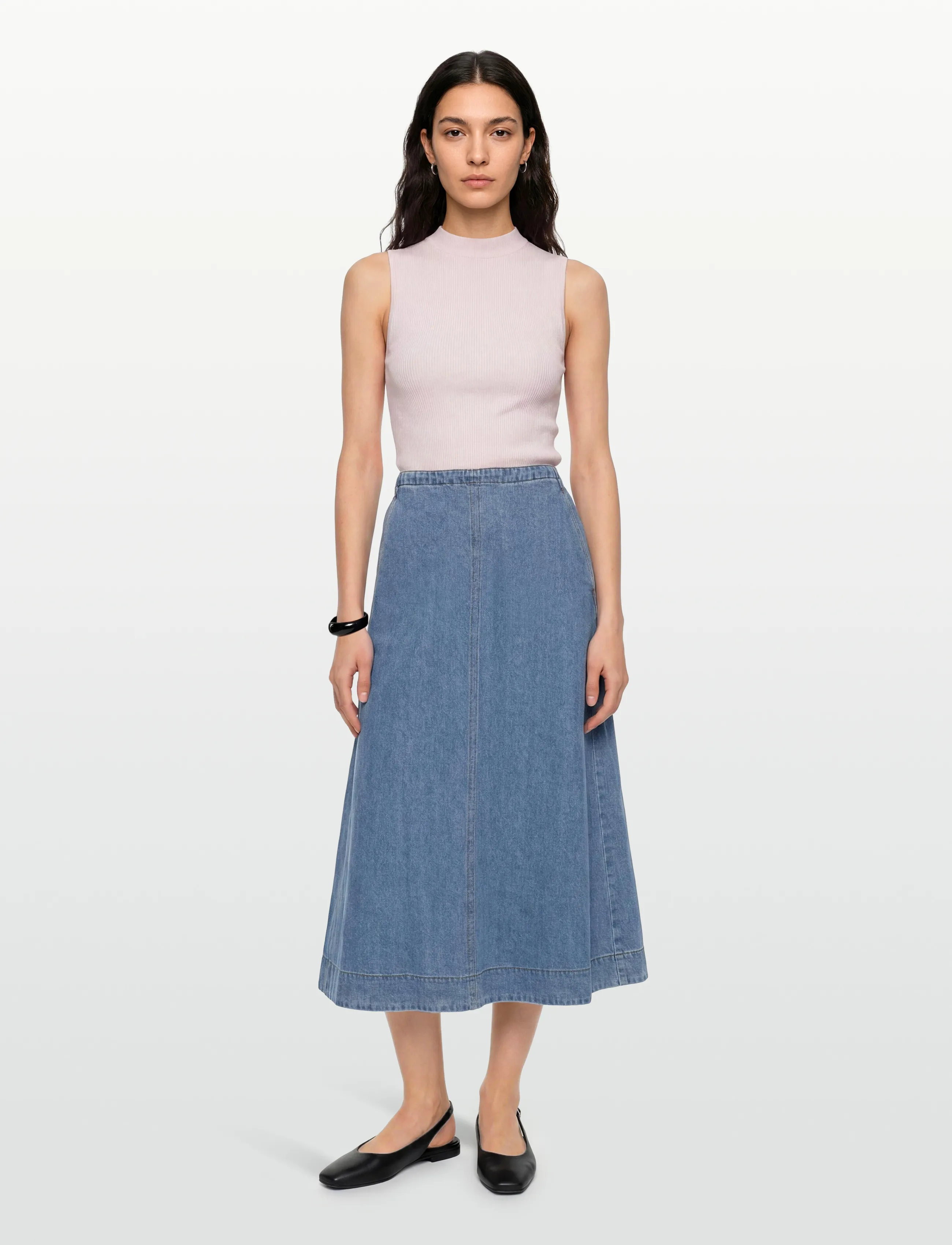 Global Funk - Junea-G - denimnederdele - mid vintage blue - 0