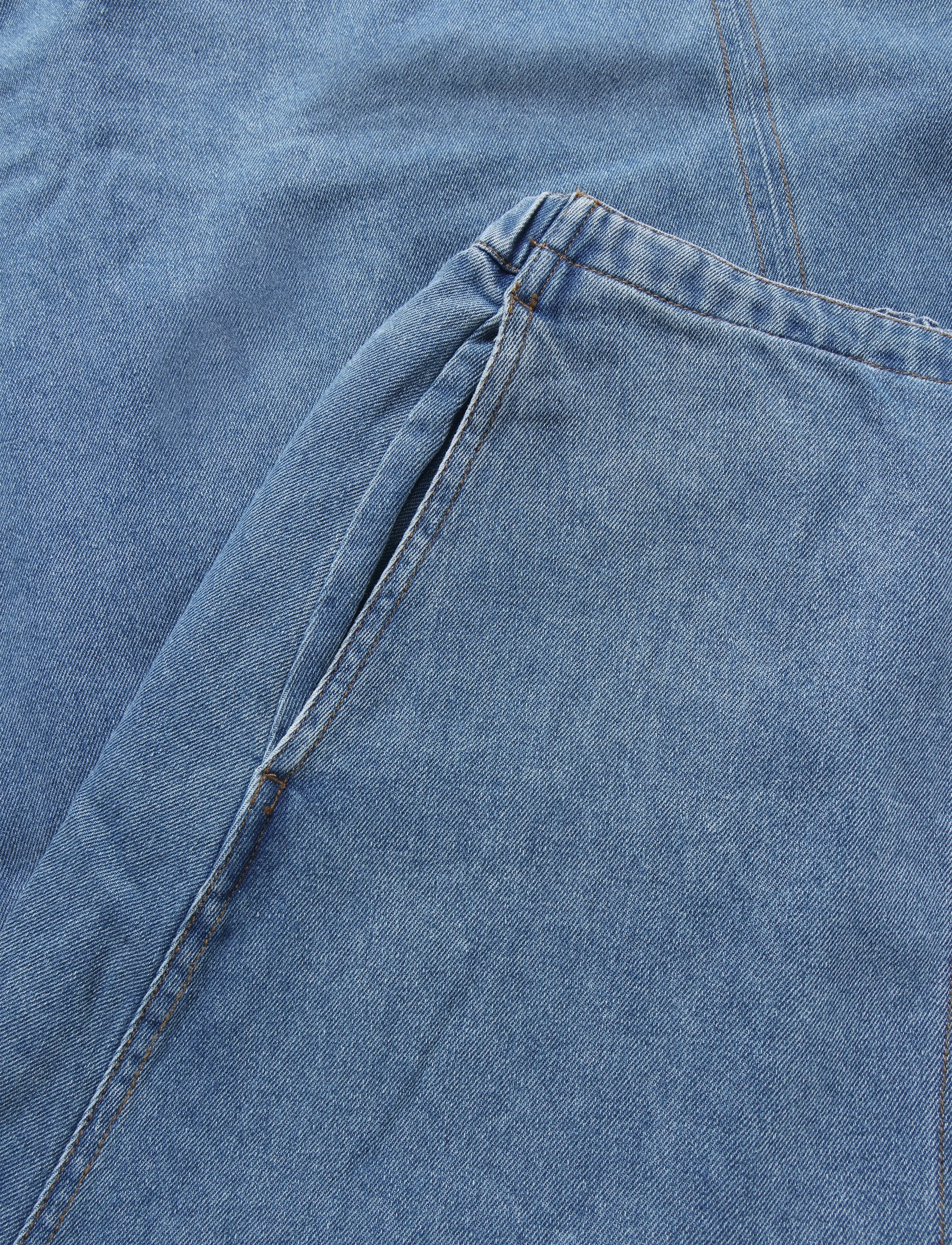 Global Funk - Junea-G - denimnederdele - mid vintage blue - 5
