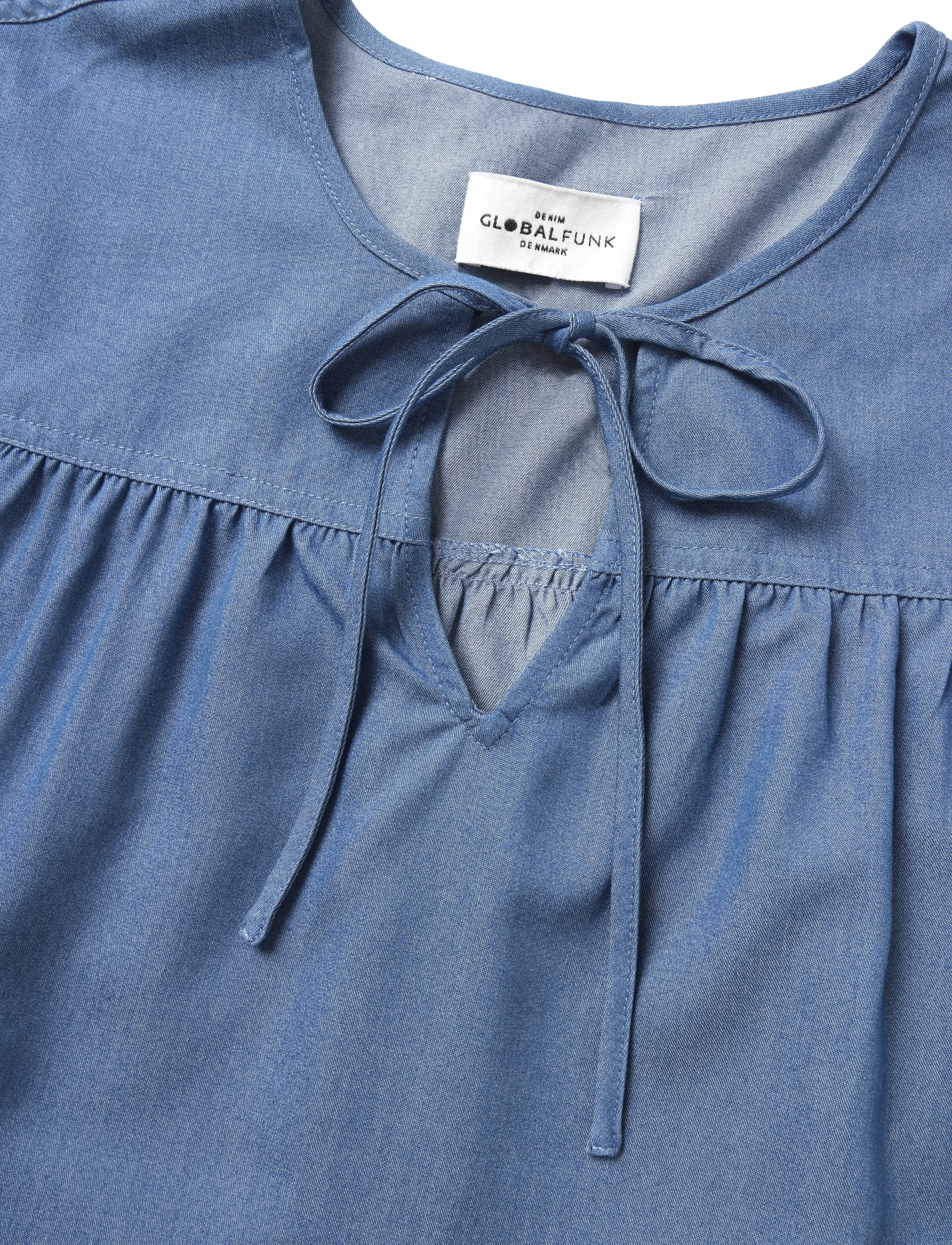 Global Funk - Fanabella-G - langærmede bluser - medium blue - 5