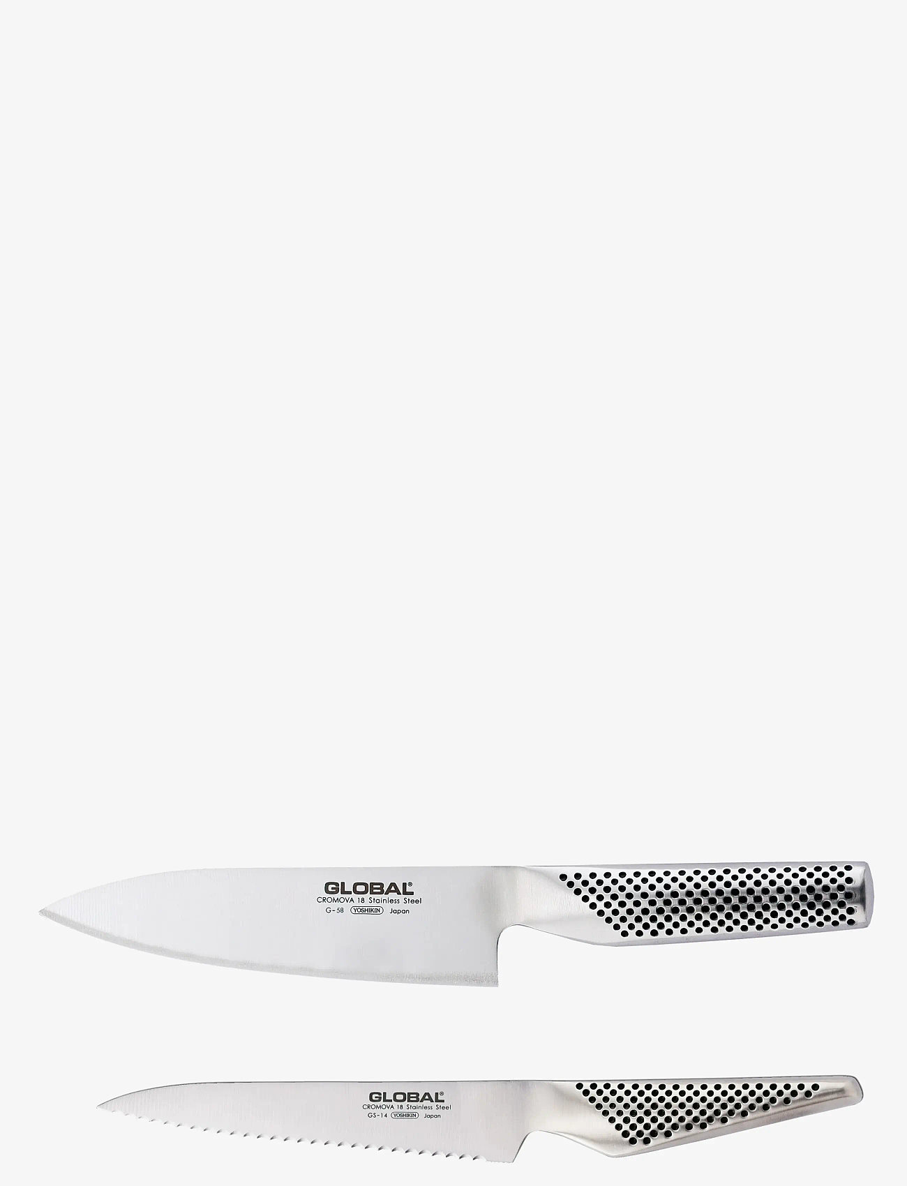 GLOBAL - G-5814 Knife set: G-58, GS-14R (B) steel - noakomplektid - steel - 0