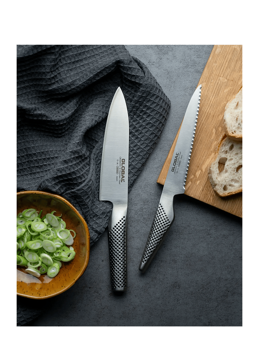 GLOBAL - G-5814 Knife set: G-58, GS-14R (B) steel - noakomplektid - steel - 1